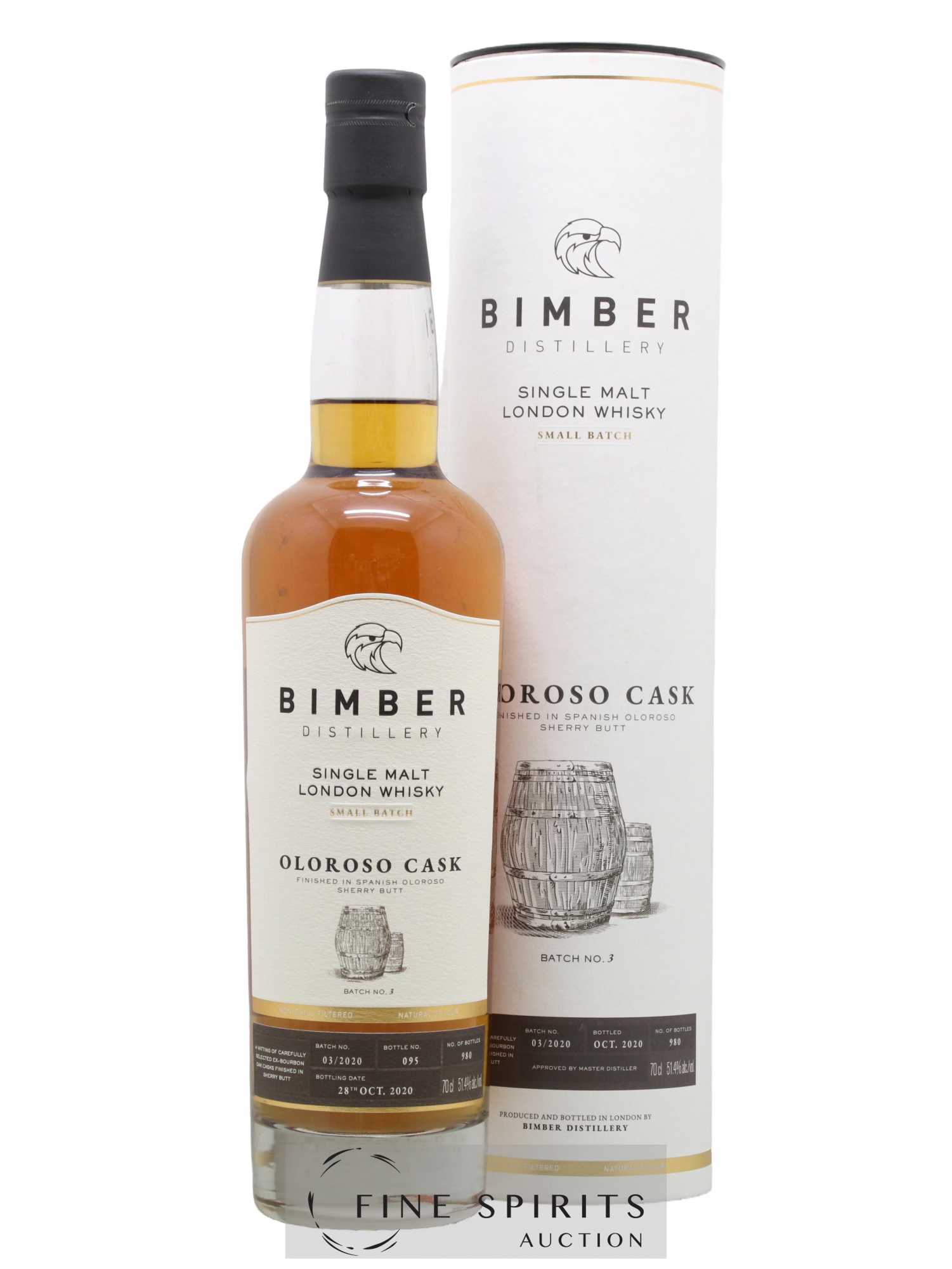 Bimber Of. Oloroso Cask Small Batch n°03-2020 - One of 980 - bottled 2020