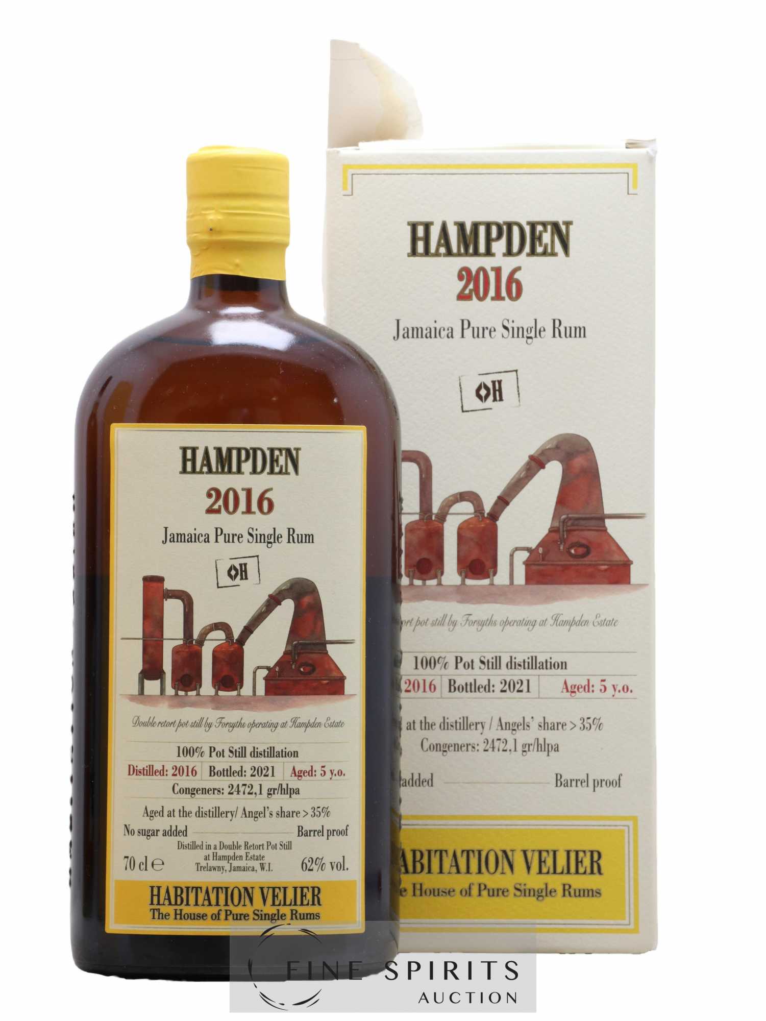 Hampden 5 years 2016 Of. H bottled 2021 Habitation Velier