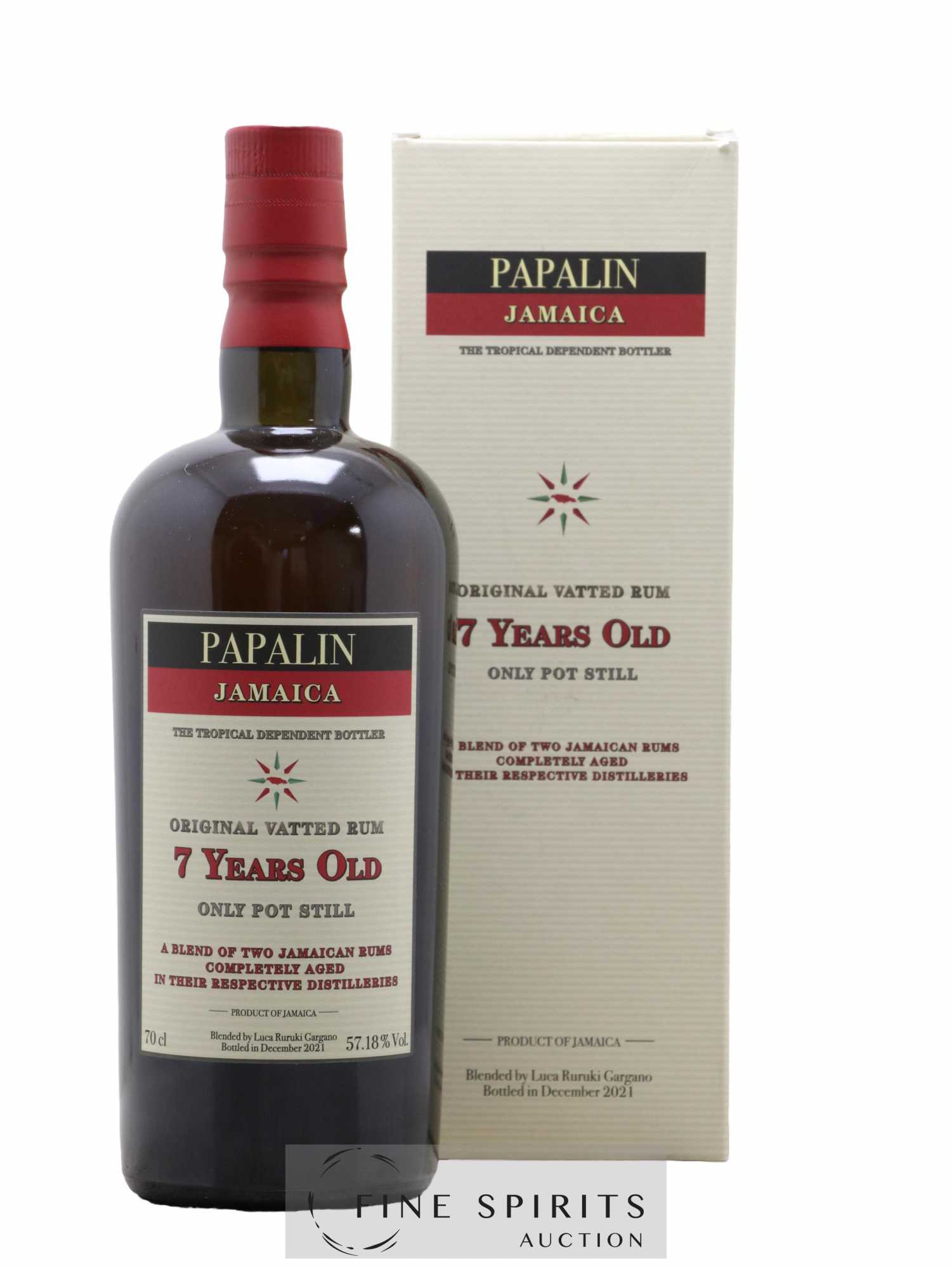 Papalin 7 years Of. Only Pot Still - bottled 2021