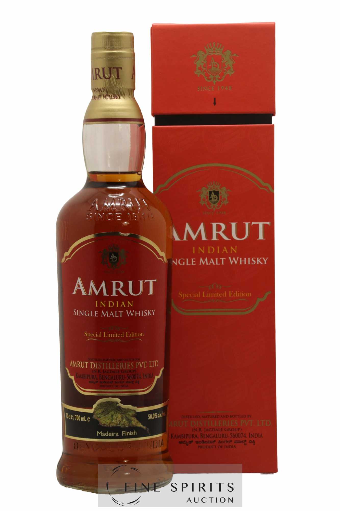 Amrut Of. Special Limited Edition Madeira Finish - Batch n°1 - bottled 2018