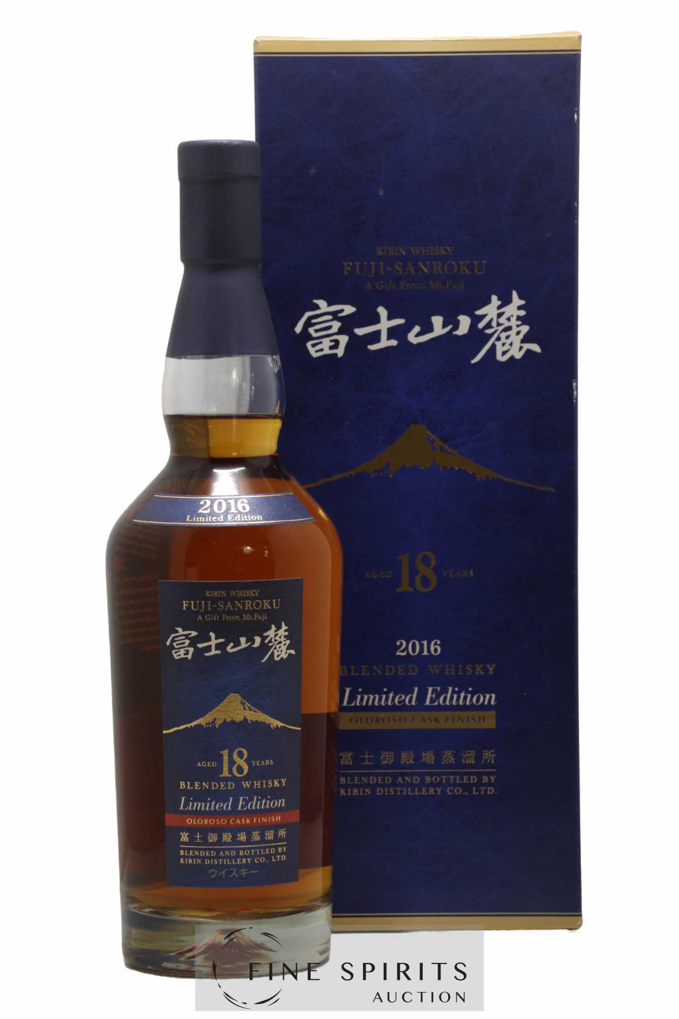 Kirin Fuji-Sanroku 18 years Of. A gift from Mt. Fuji Olorosso Cask Finish - 2016 Limited Edition