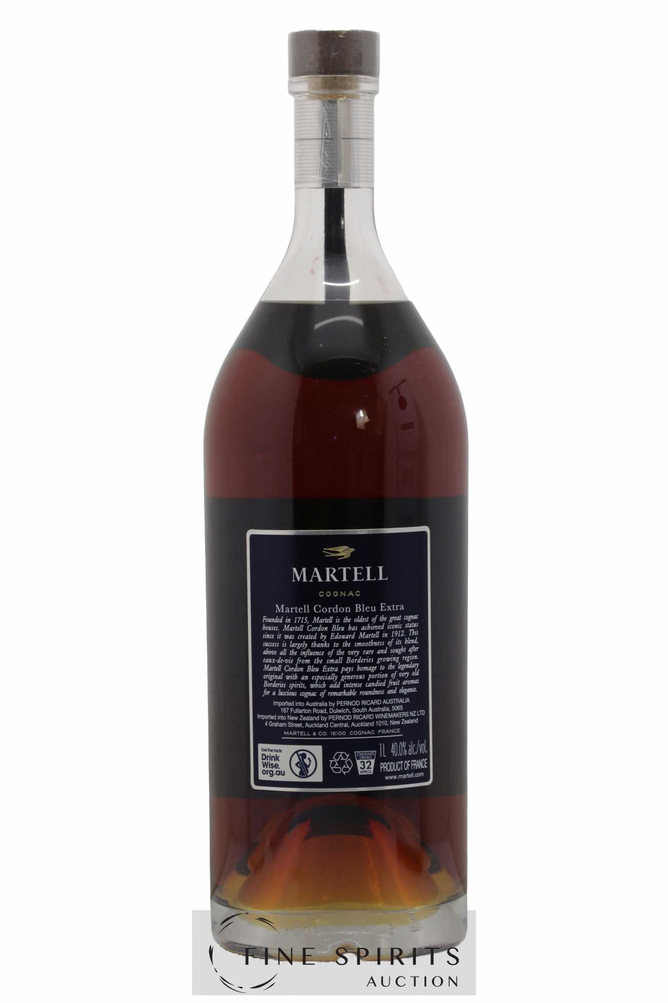 Buy Martell Of. Cordon Bleu Extra (1L.) (lot: 40)