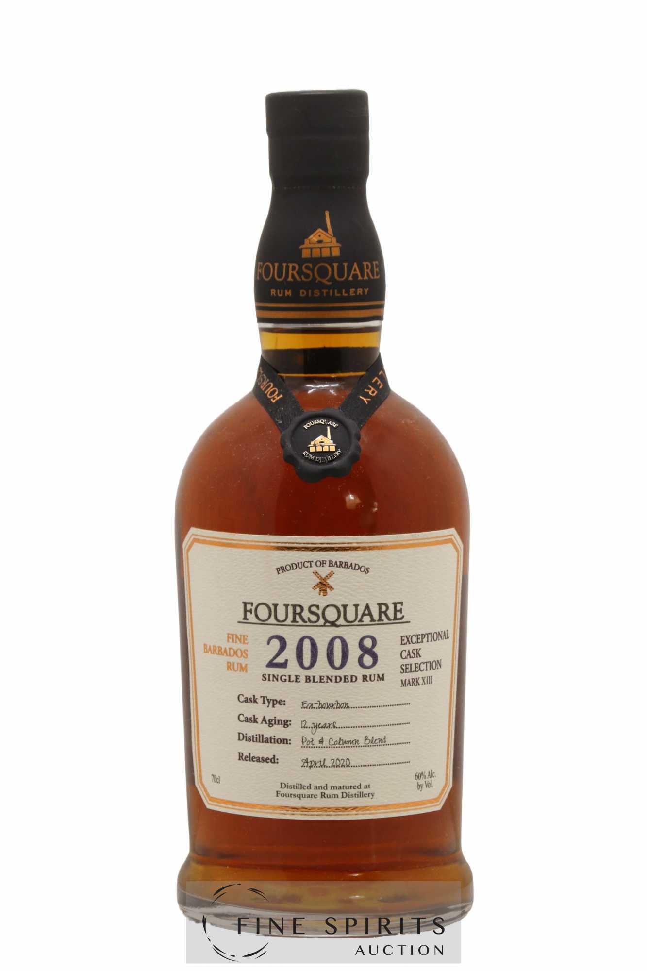 Foursquare 12 years 2008 Of. Mark XIII - bottled 2020 Exceptional Cask Selection
