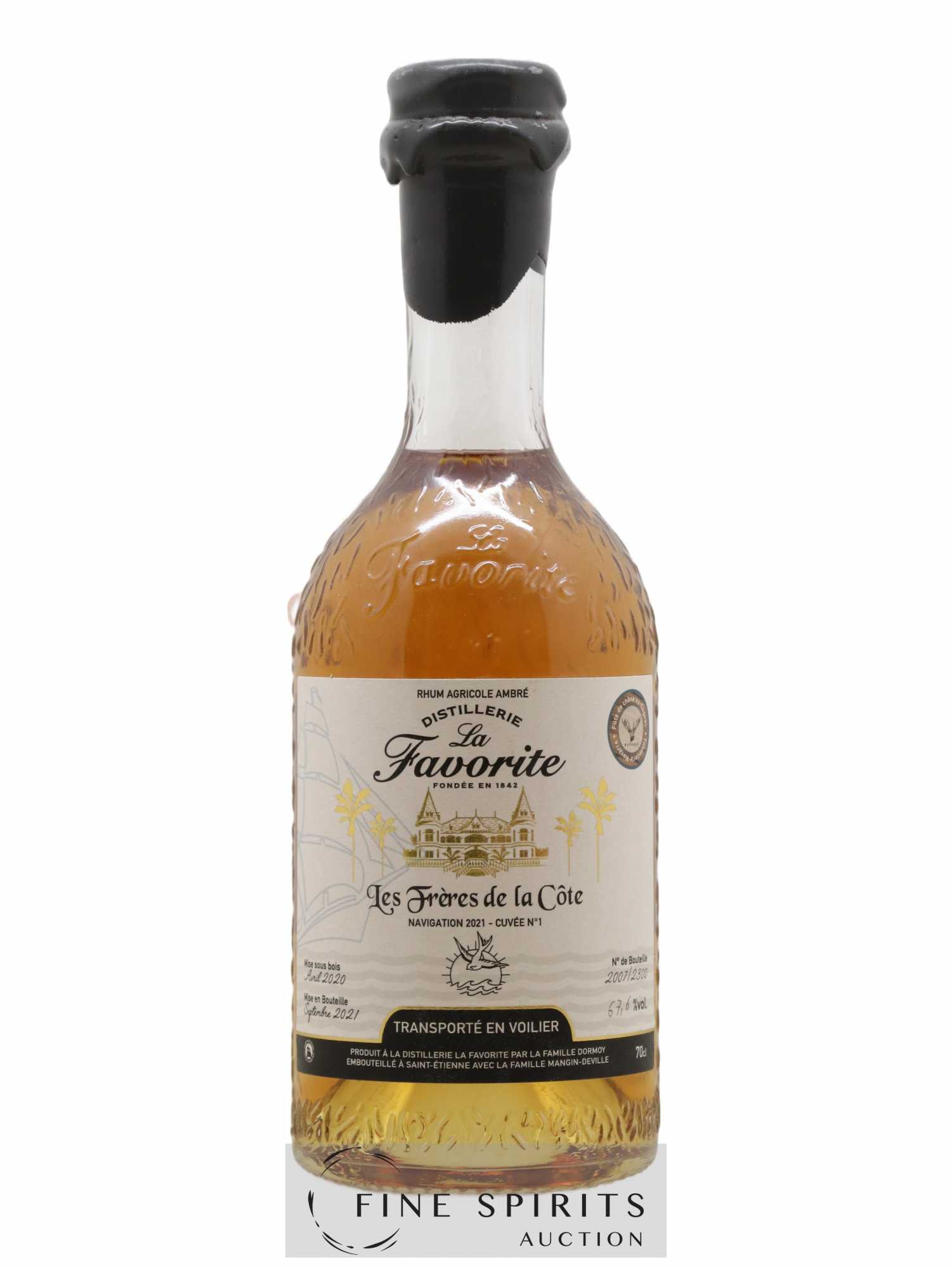 La Favorite Of. Les Frères de la Côte Cuvée N°1 - One of 2300 - Navigation 2021