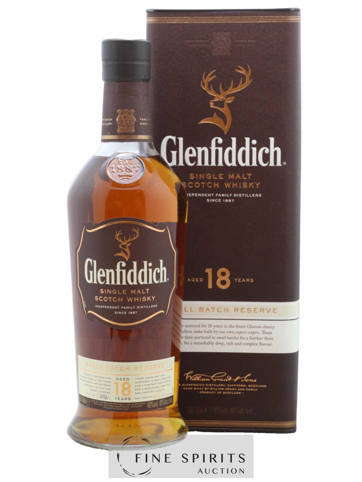Glenfiddich 18 years Of. Small Batch Reserve n°8142