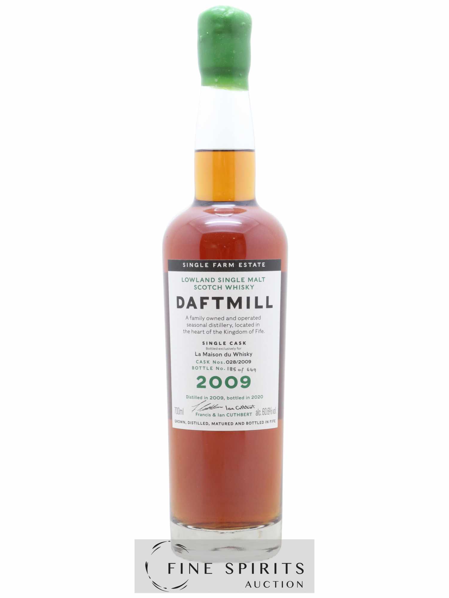 Daftmill 2009 Of. Single Cask n°028-2009 - One of 649 - bottled 2020 LMDW