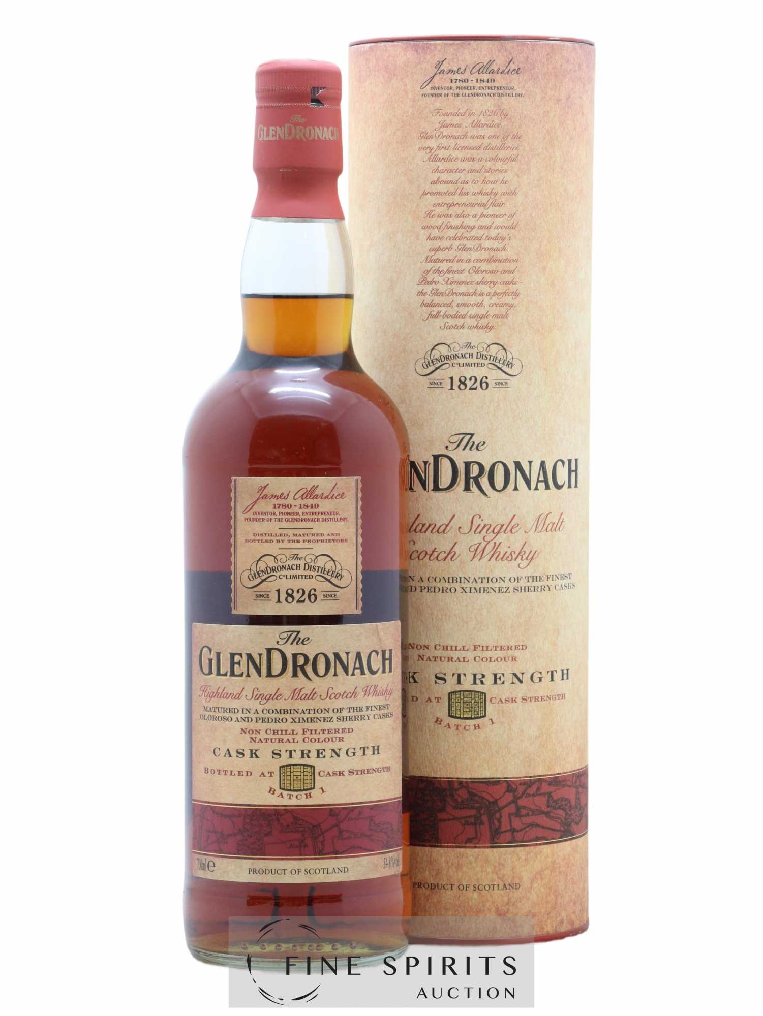 The Glendronach Of. Cask Strength Batch 1