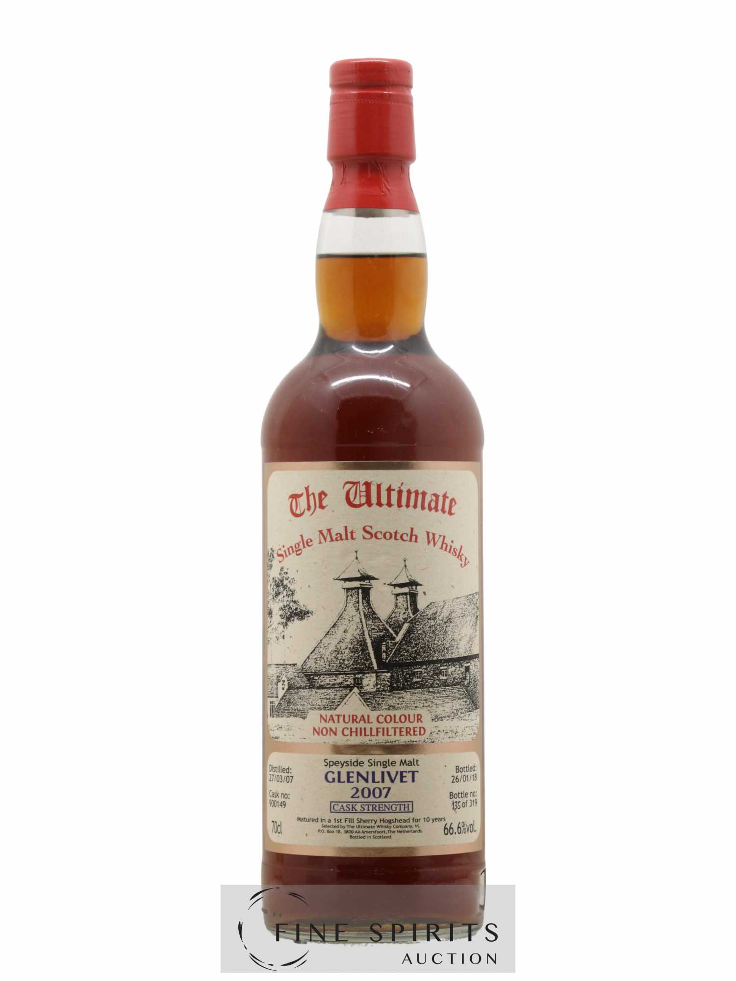 Glenlivet (The) 2007 The Ultimate Whisky Company The Ultimate Cask n°900149 - One of 319 - bottled 2018