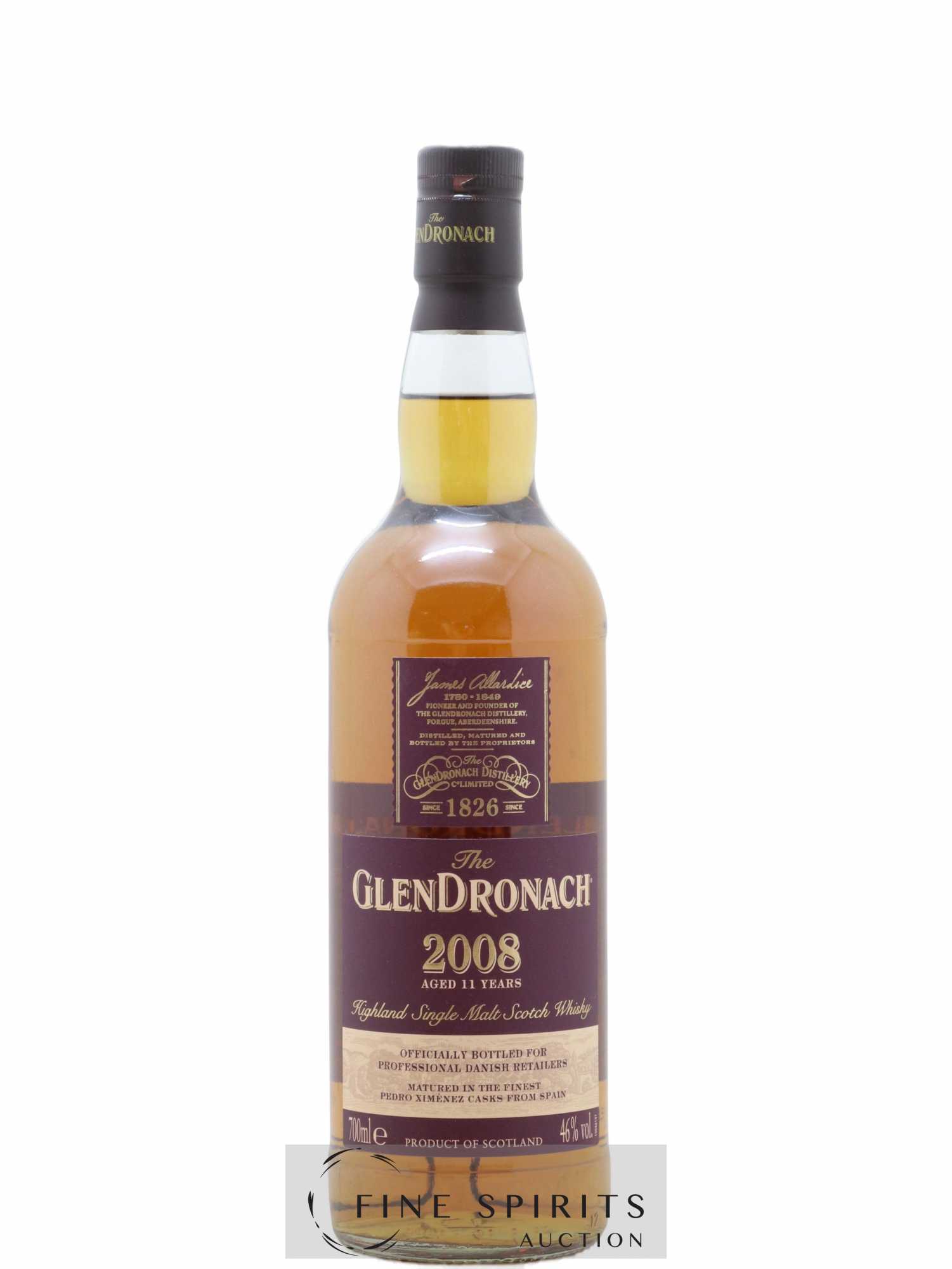 The Glendronach 11 years 2008 Of. Danish Retailers
