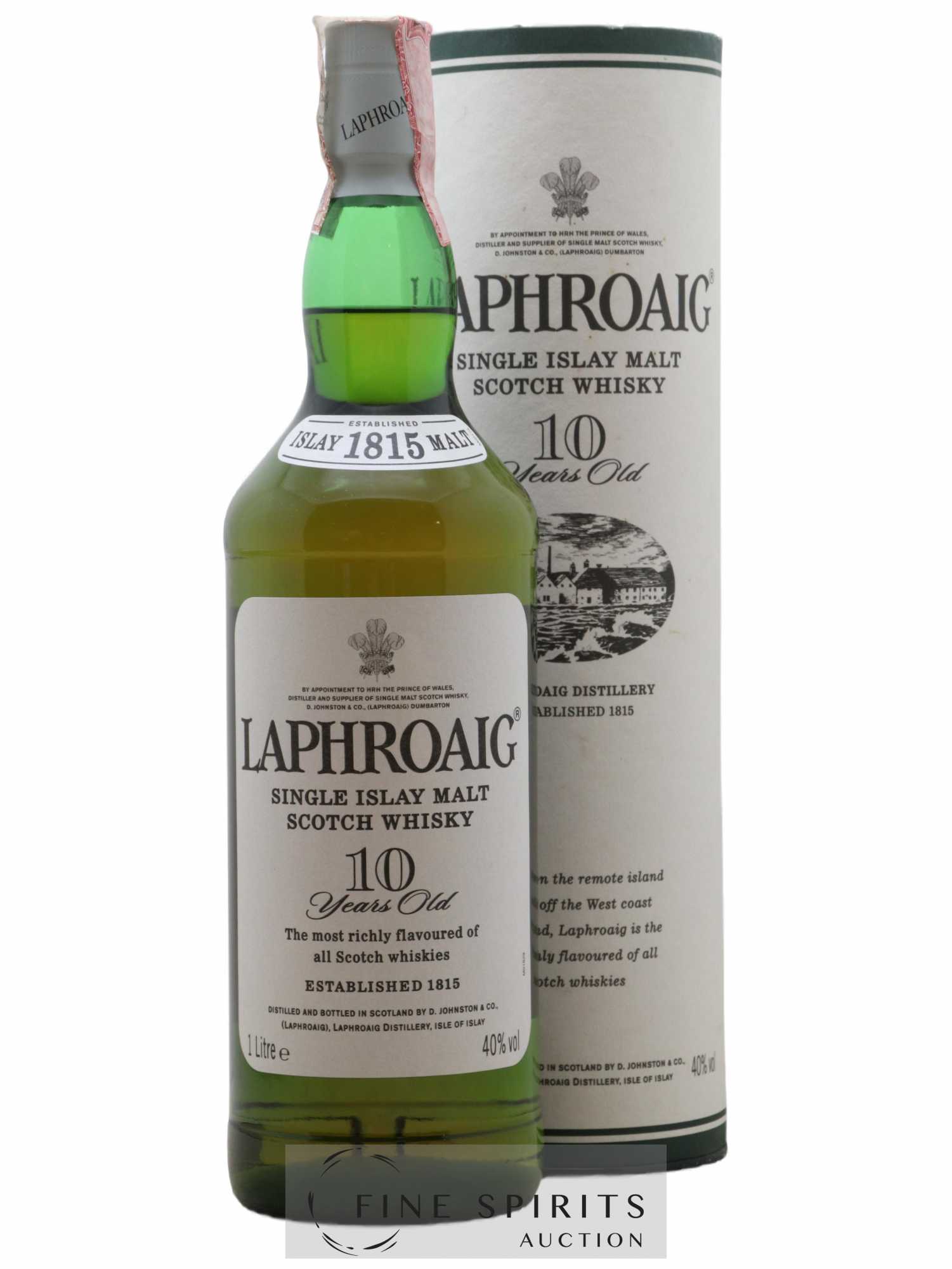 Laphroaig 10 Year Islay Single Malt w/ Glasses - Bottles and Cases