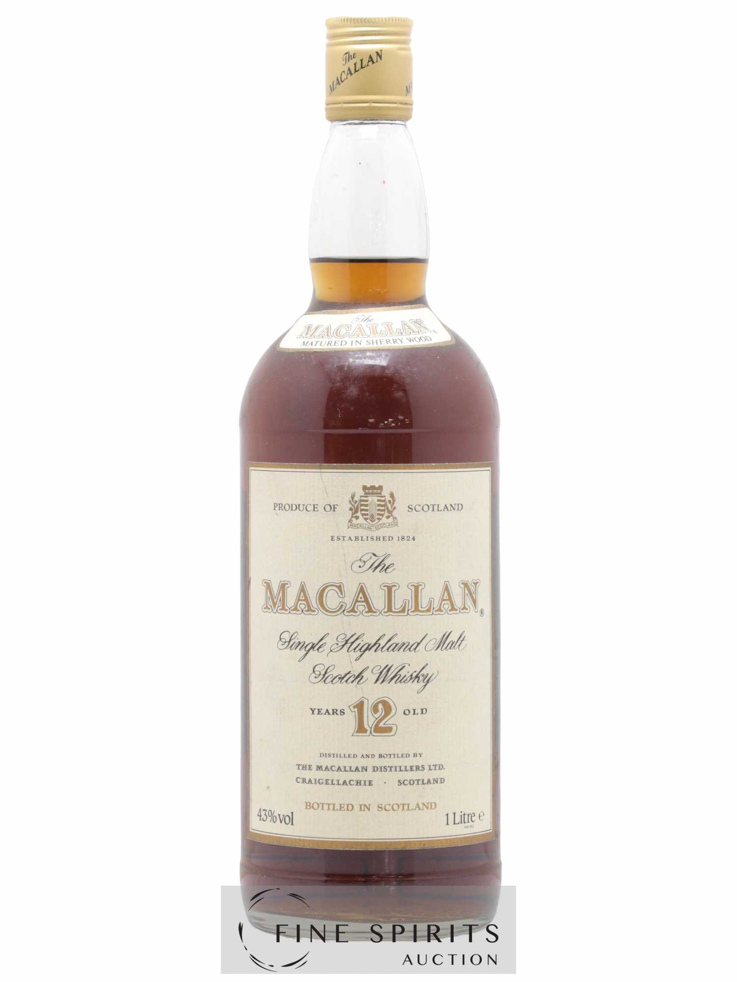Macallan (The) 12 years Of. Sherry Wood Matured (1L)
