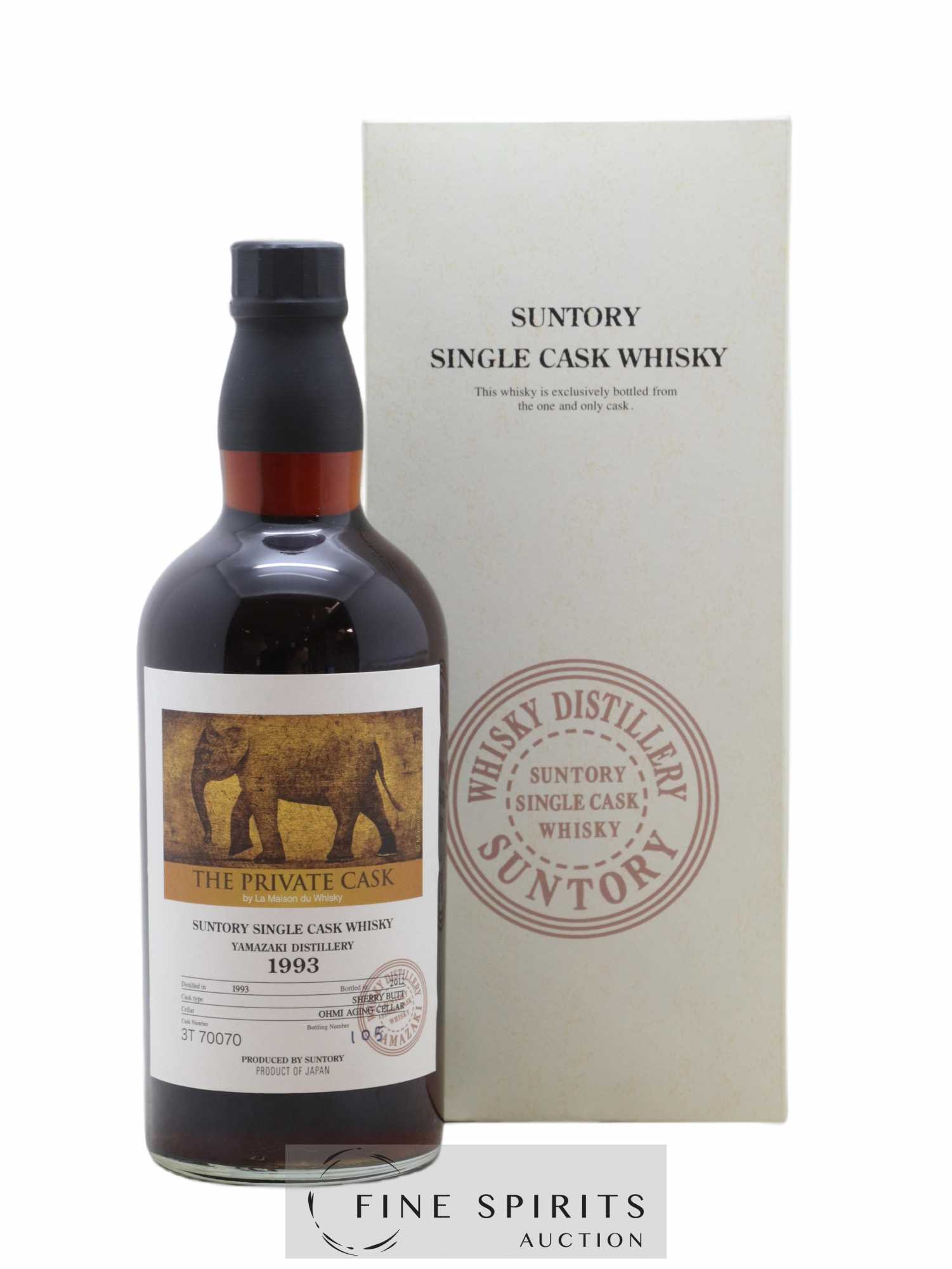 Buy Yamazaki 1993 Of. Single Sherry Butt Cask n°3T70070