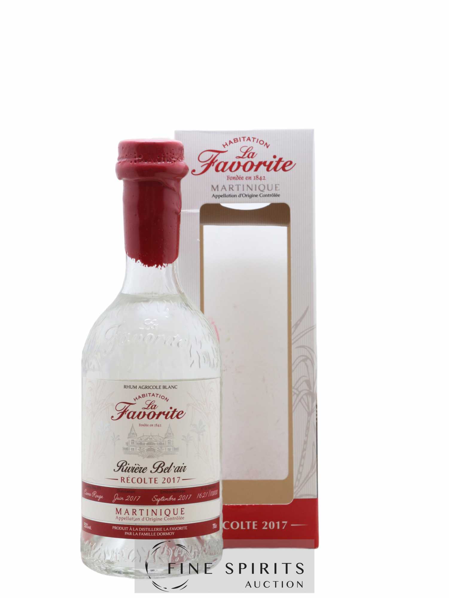 La Favorite 2017 Of. Rivière Bel'Air One of 10000 - bottled 2017