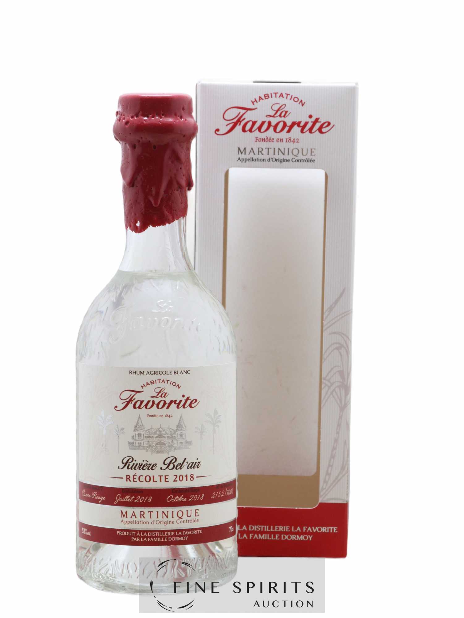 La Favorite 2018 Of. Rivière Bel'Air One of 9000 - bottled 2018