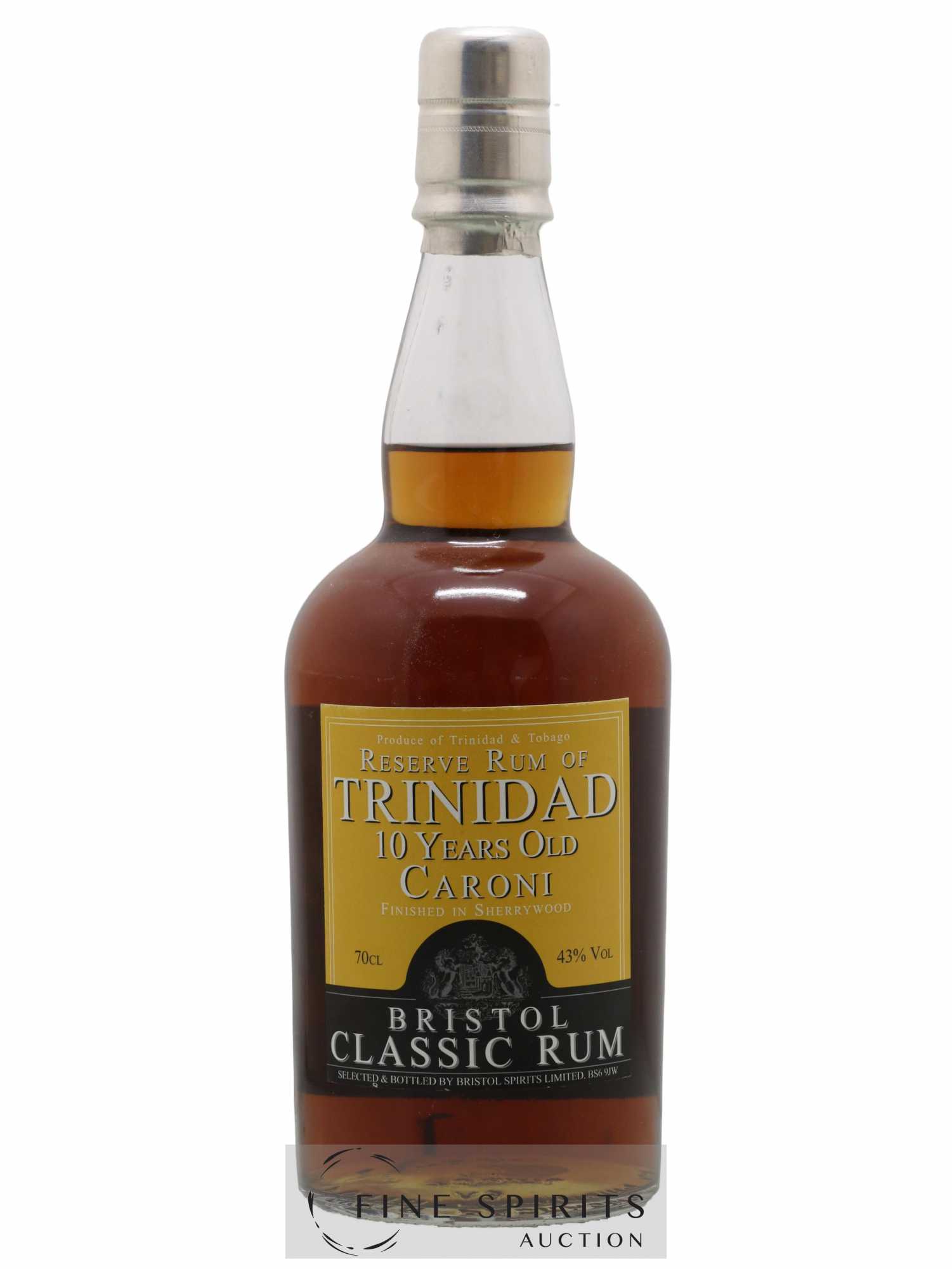 Caroni 10 years Bristol Spirits Bristol Classic Rum Sherry Wood Finish
