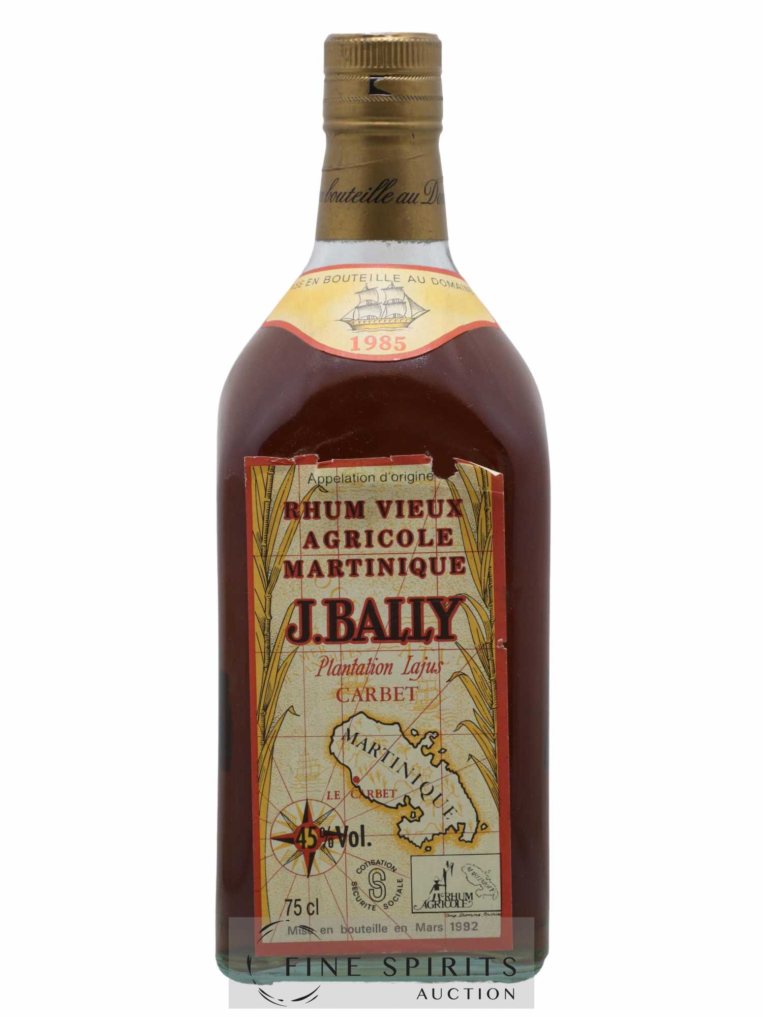 J. Bally 1985 Of. Plantations Lajus du Carbet