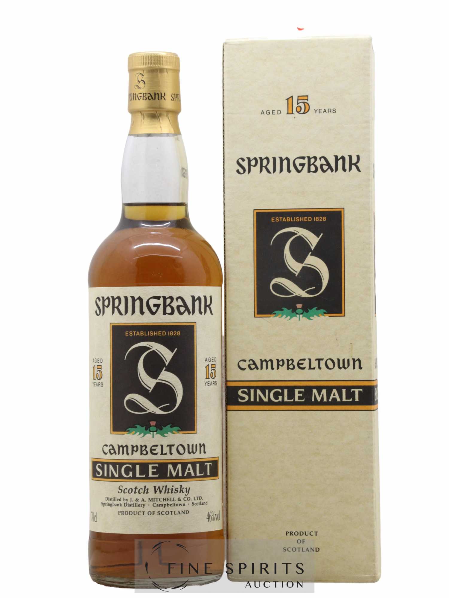 Buy Springbank 15 years Of. Parchment Label (lot: 1209)
