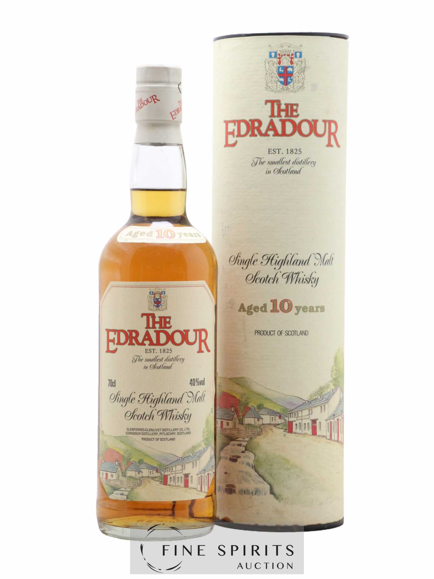 Edradour 10 years Of. Old Label