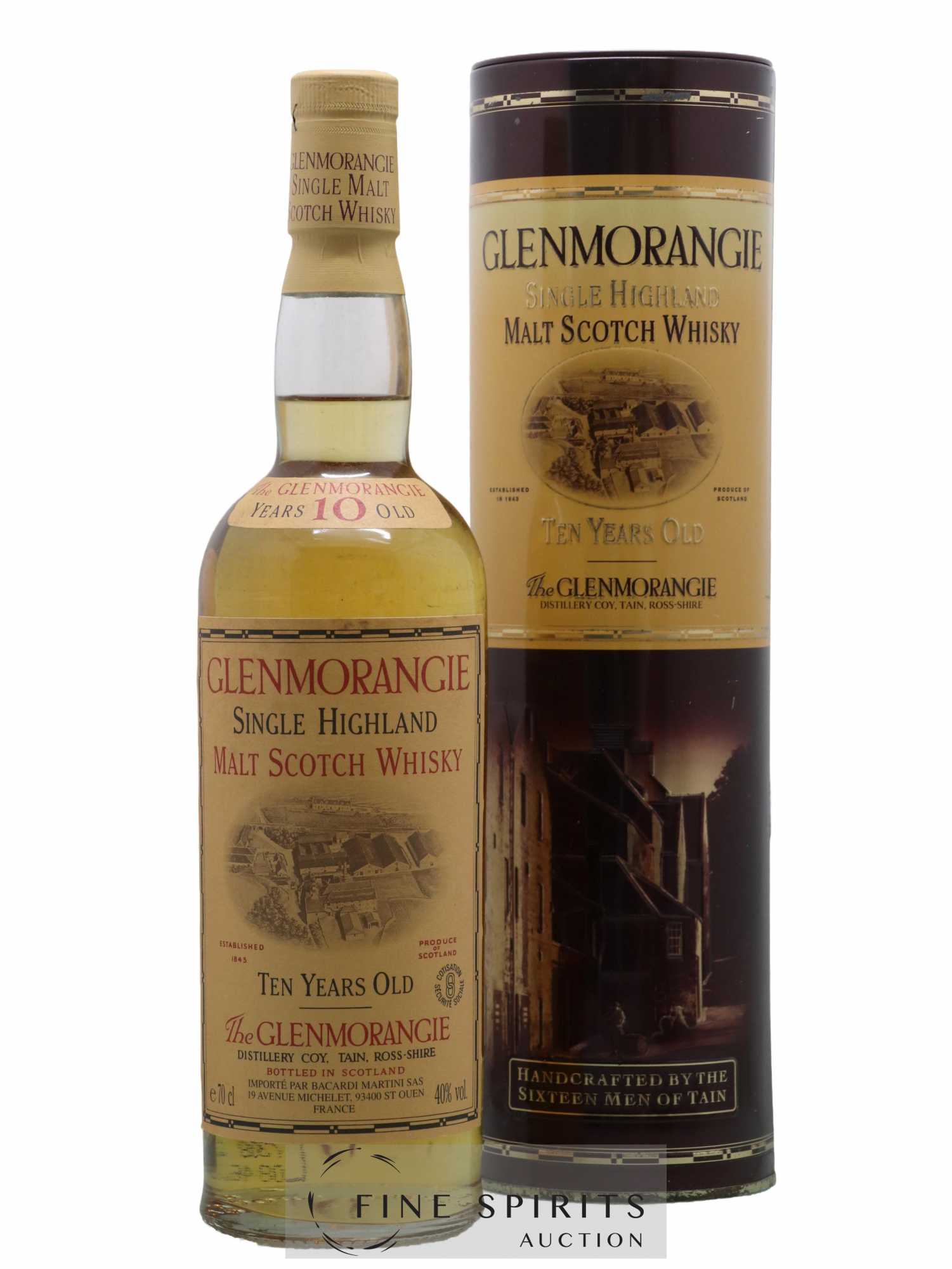 Glenmorangie 10 years Of. Bacardi Martini Import