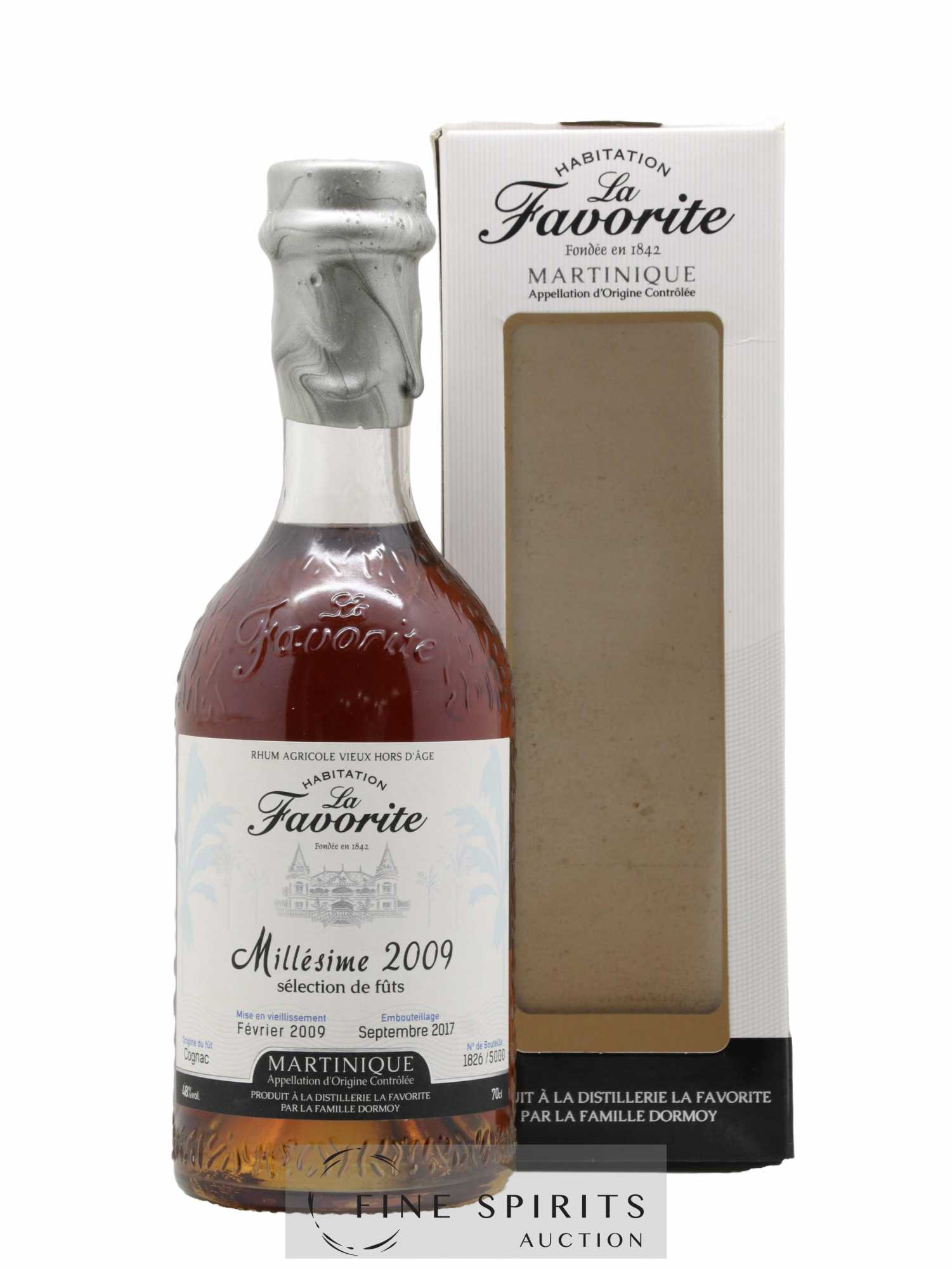 La Favorite 2009 Of. Sélection de Fûts Cognac - One of 5000 - bottled 2017