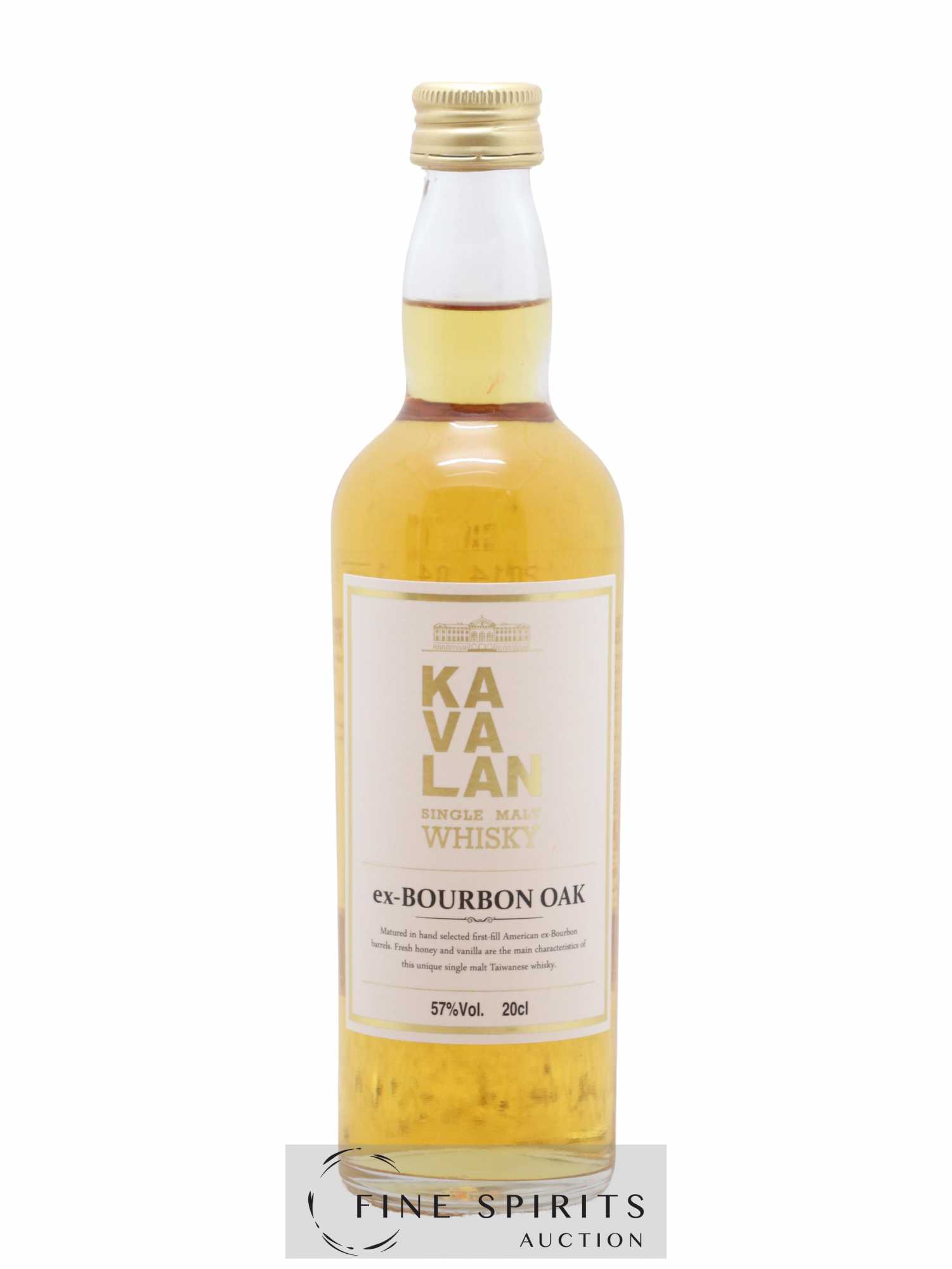 Buy Kavalan Of. Solist ex-Bourbon Cask bottled in 2014 (lot: 332)
