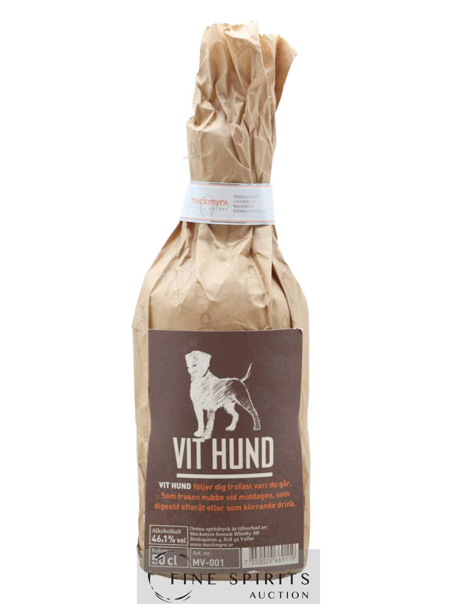 Mackmyra Of. Vit Hund MV-001