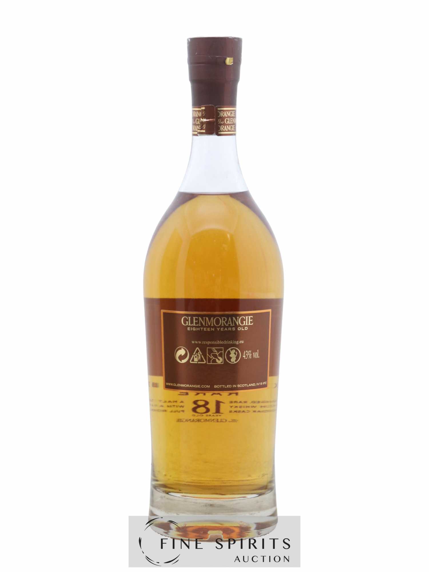 Glenmorangie 18 Years Highland Single Malt Scotch Whisky 750