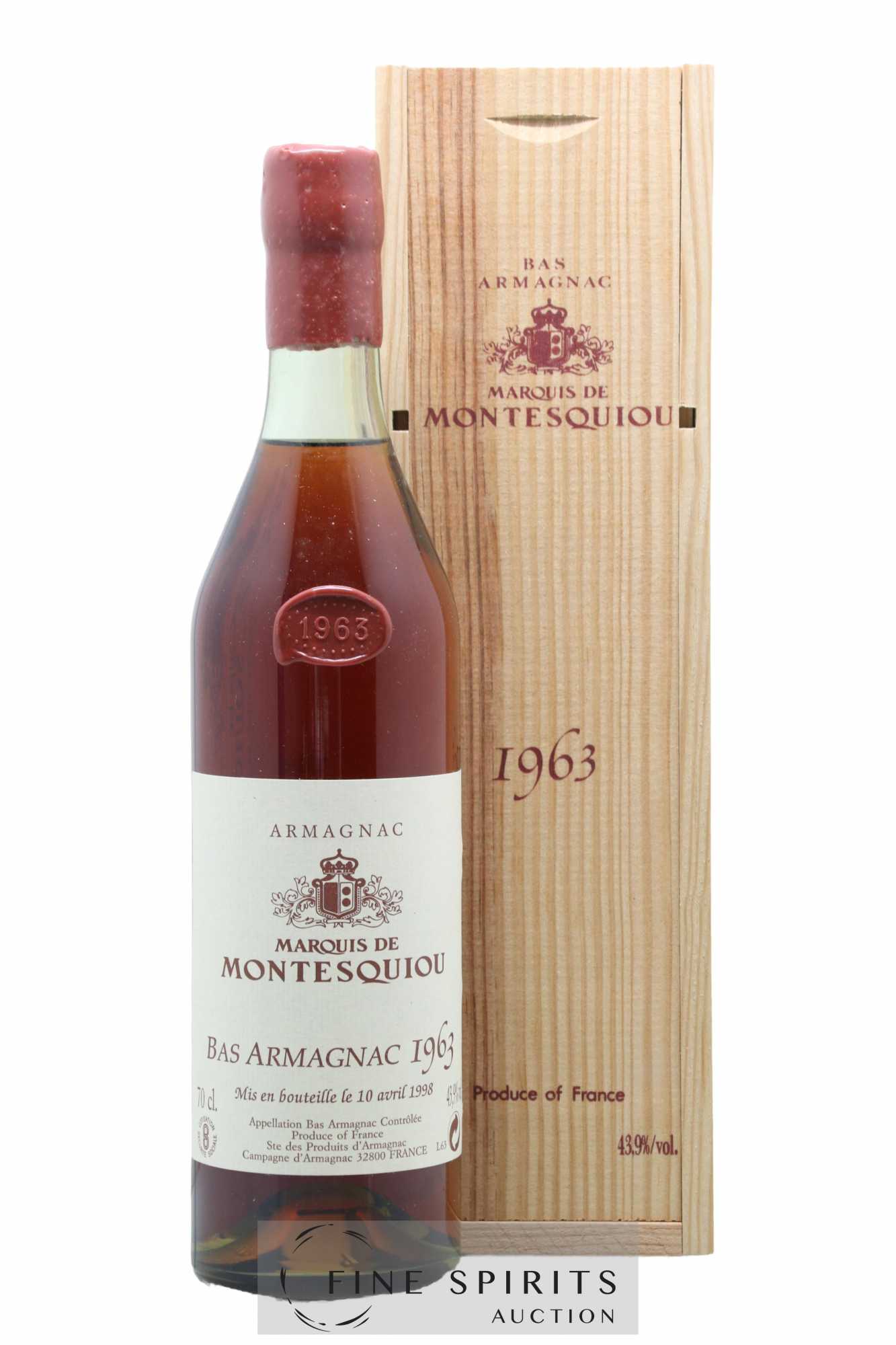 Marquis de Montesquiou 1963 Of. bottled 1998