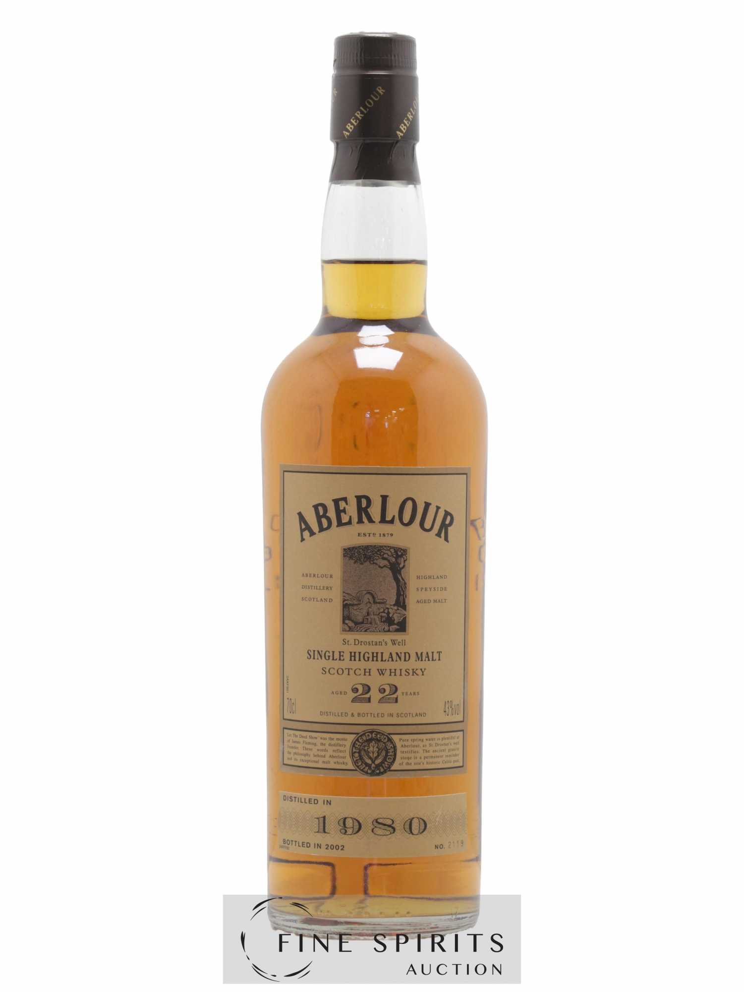 Aberlour 22 years 1980 Of.