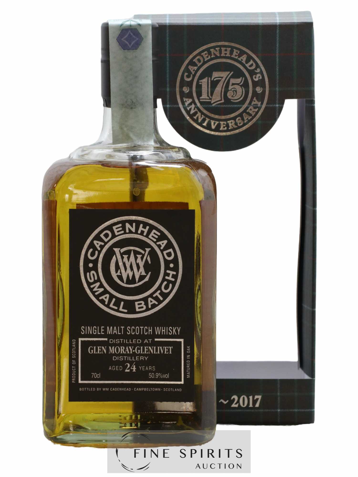 Glen Moray 24 years 1992 Cadenhead's One of 684 - bottled 2017 Small Batch
