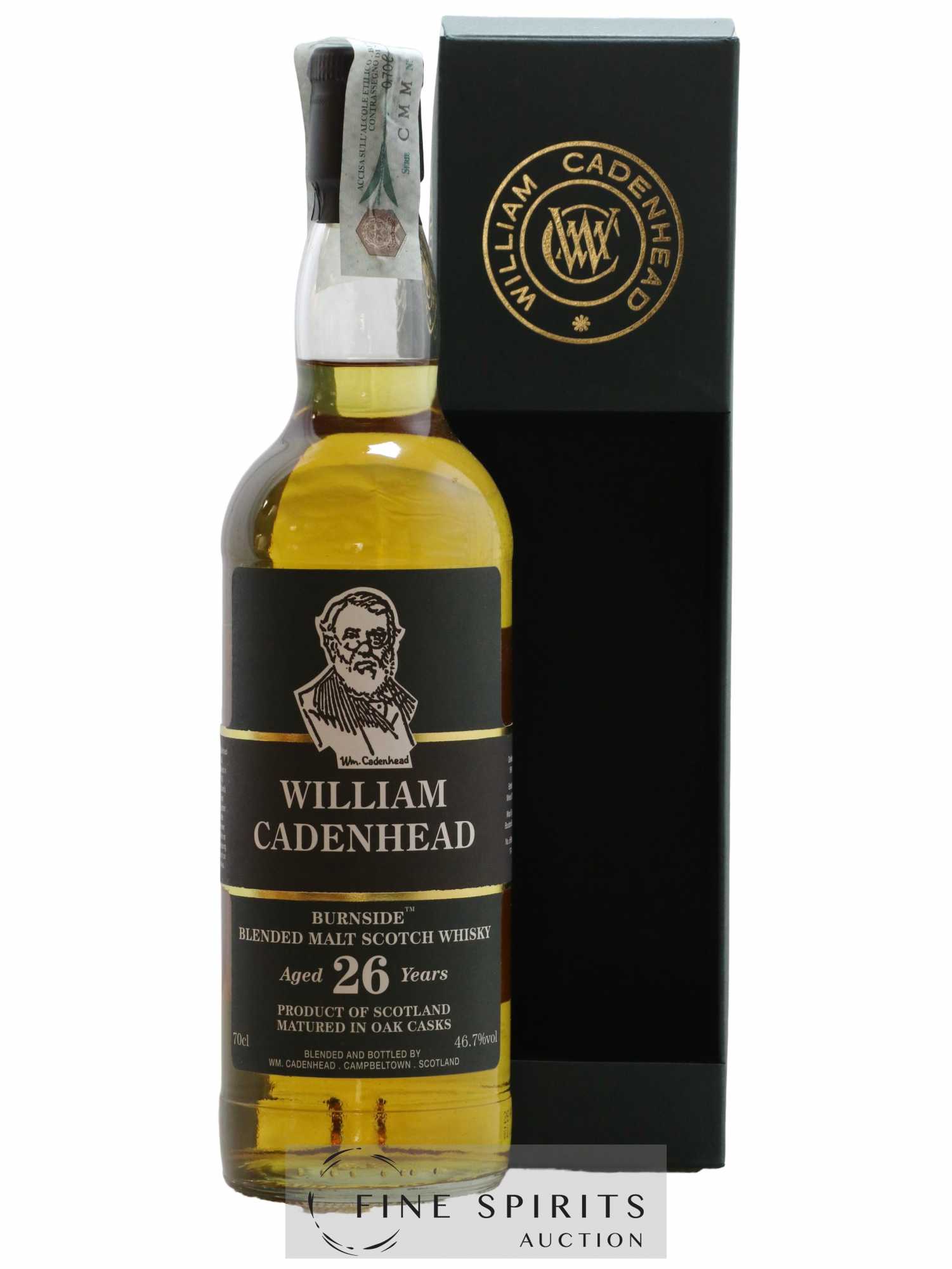 Burnside 26 years 1991 Cadenhead's Bourbon Barrel - One of 174 - bottled 2018