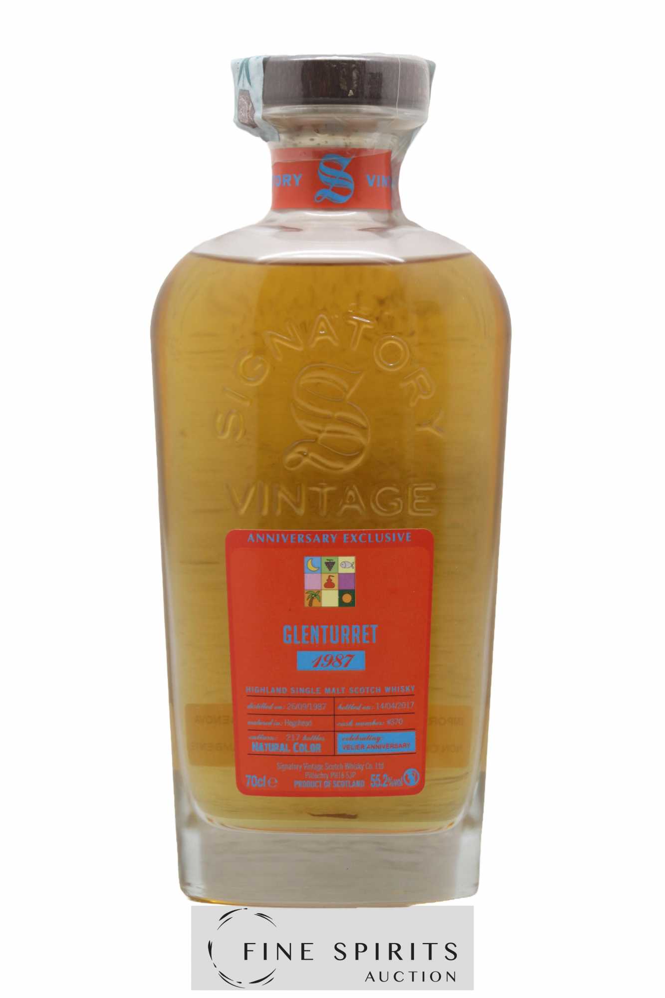 Buy Glenturret 1987 Signatory Vintage Cask n°370 - One of 217