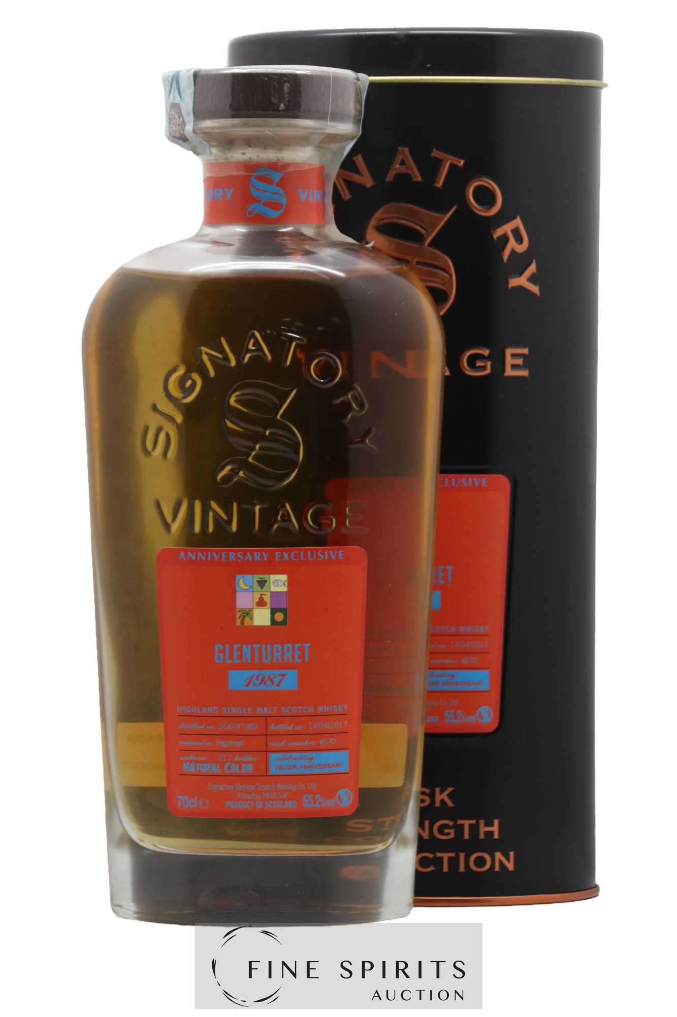 Buy Glenturret 1987 Signatory Vintage Cask n°370 - One of 217