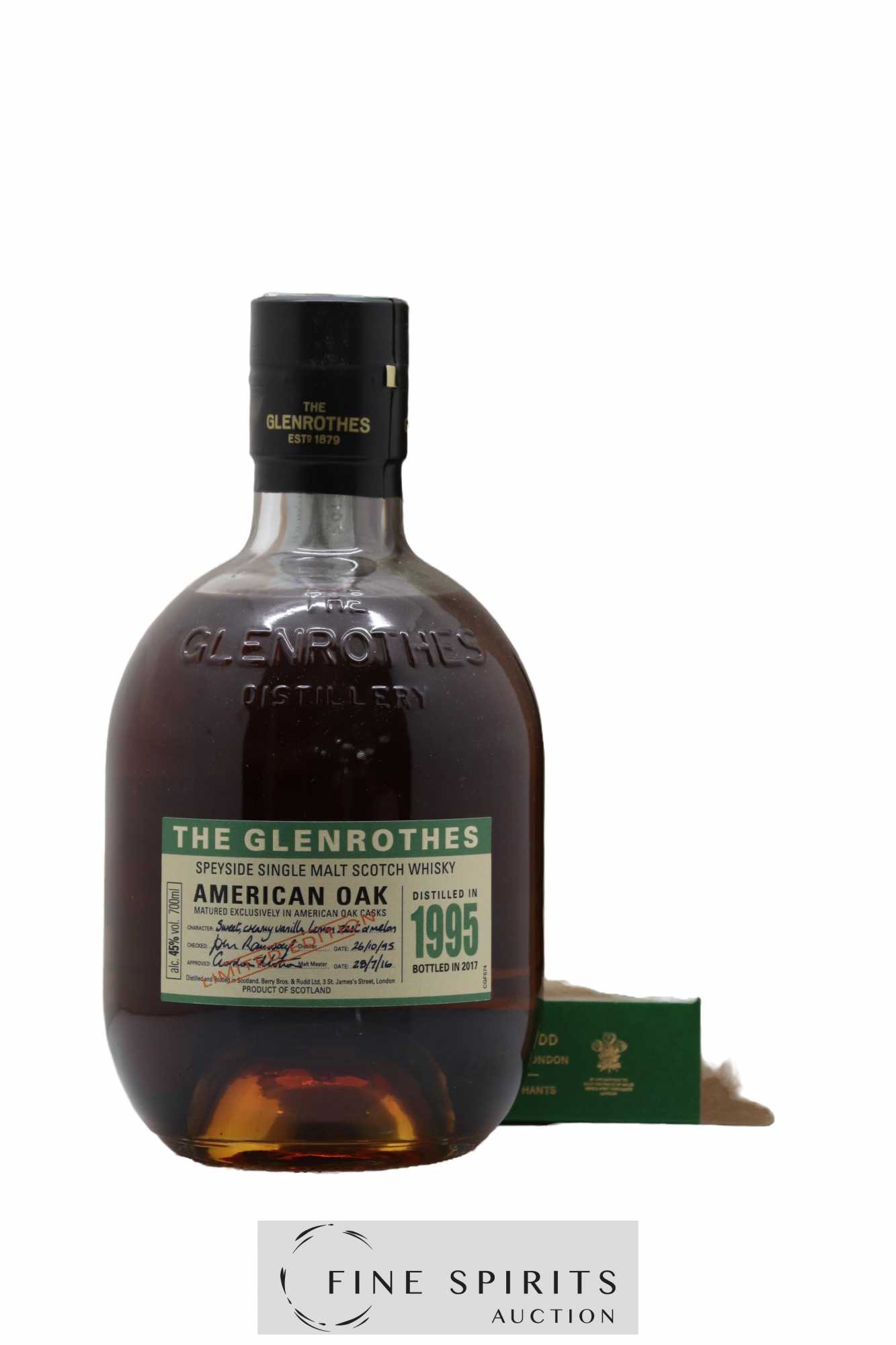 Glenrothes 1995 Of. American Oak bottled 2017