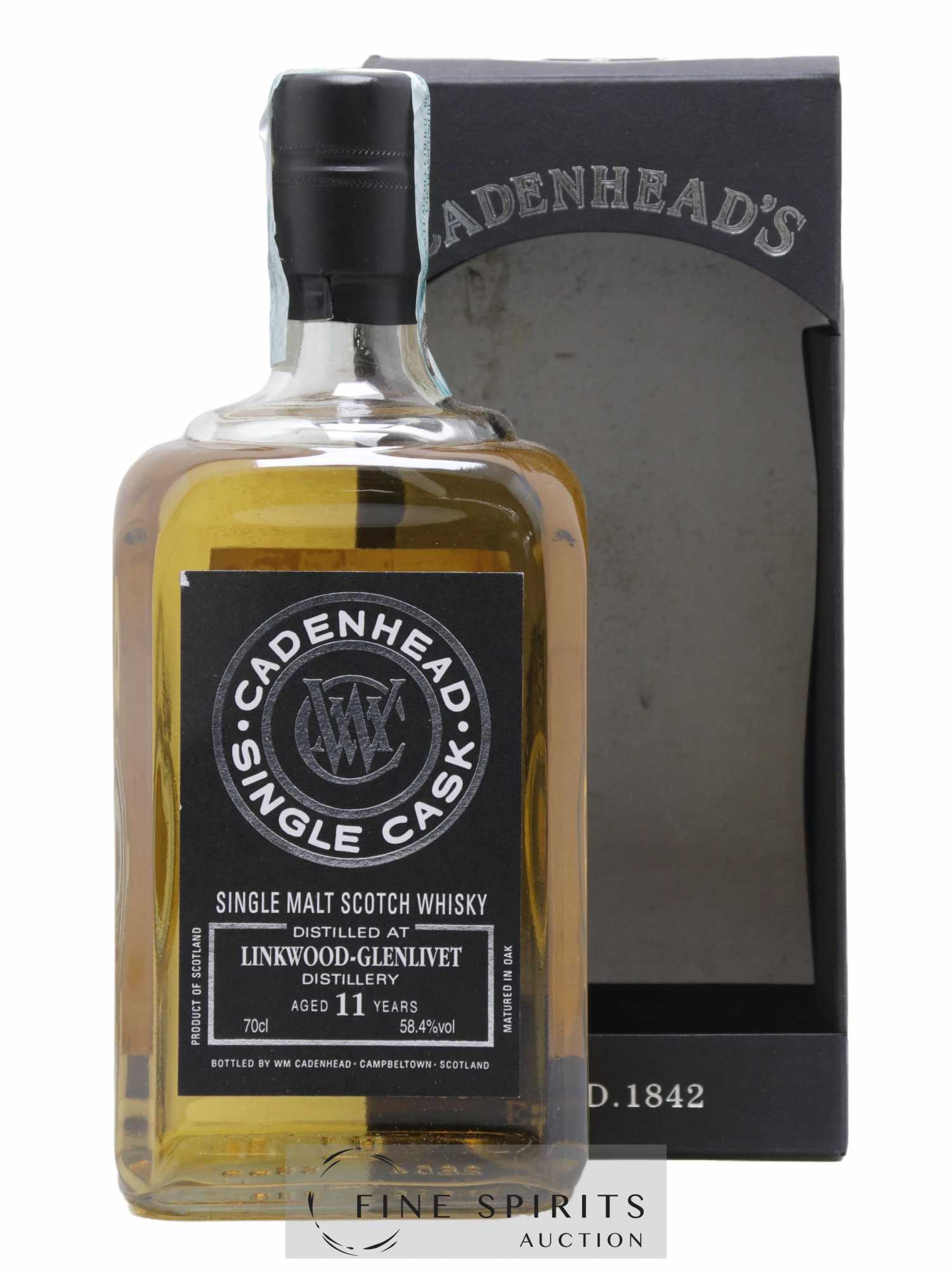 Linkwood 11 years 2006 Cadenhead's Bourbon Hogshead - One of 288 - bottled 2018 Single Cask