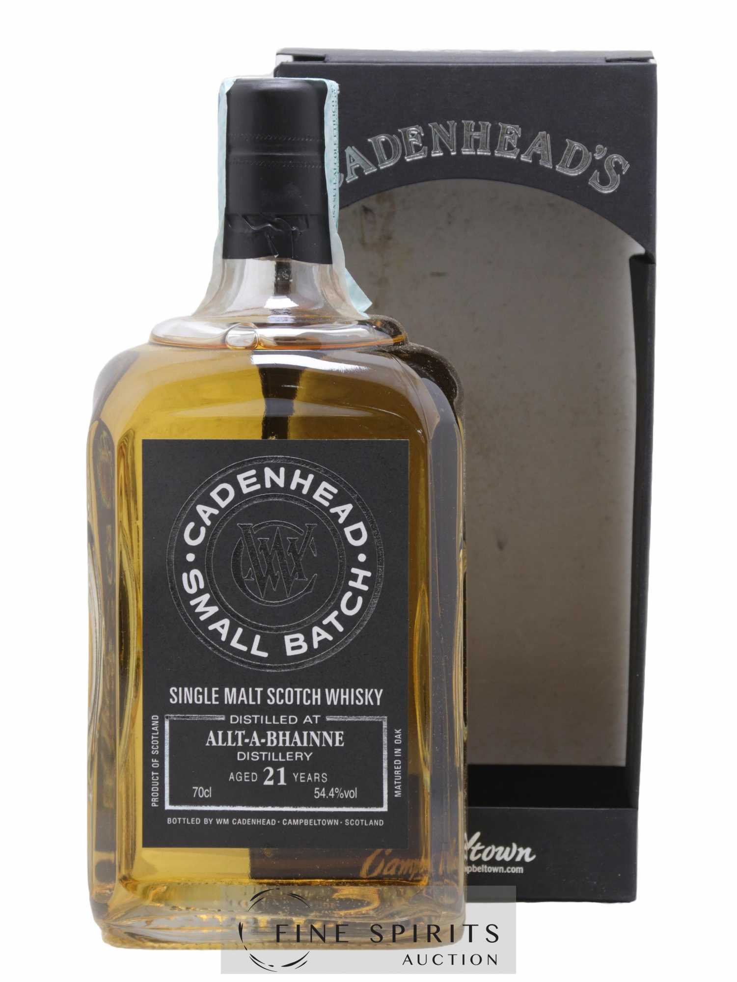 Allt-a-Bhainne 21 years 1992 Cadenhead's One of 390 - bottled 2013 Small Batch