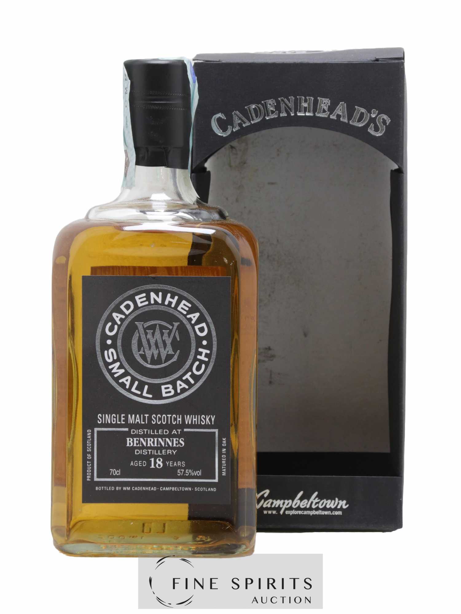 Benrinnes 18 years 2000 Cadenhead's One of 546 - bottled 2018 Small Batch