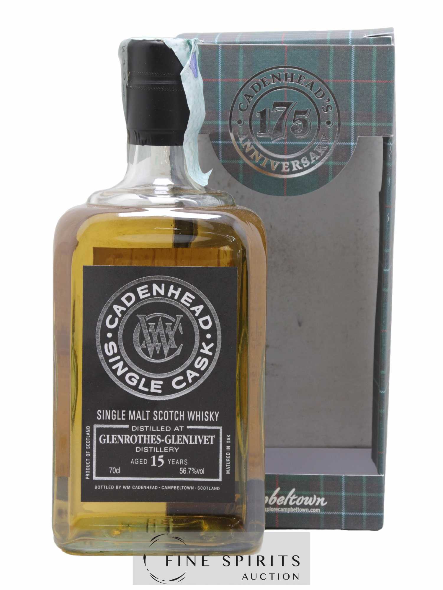 Glenrothes 15 years 2002 Cadenhead's Bourbon Hogshead - One of 264 - bottled 2017 Single Cask
