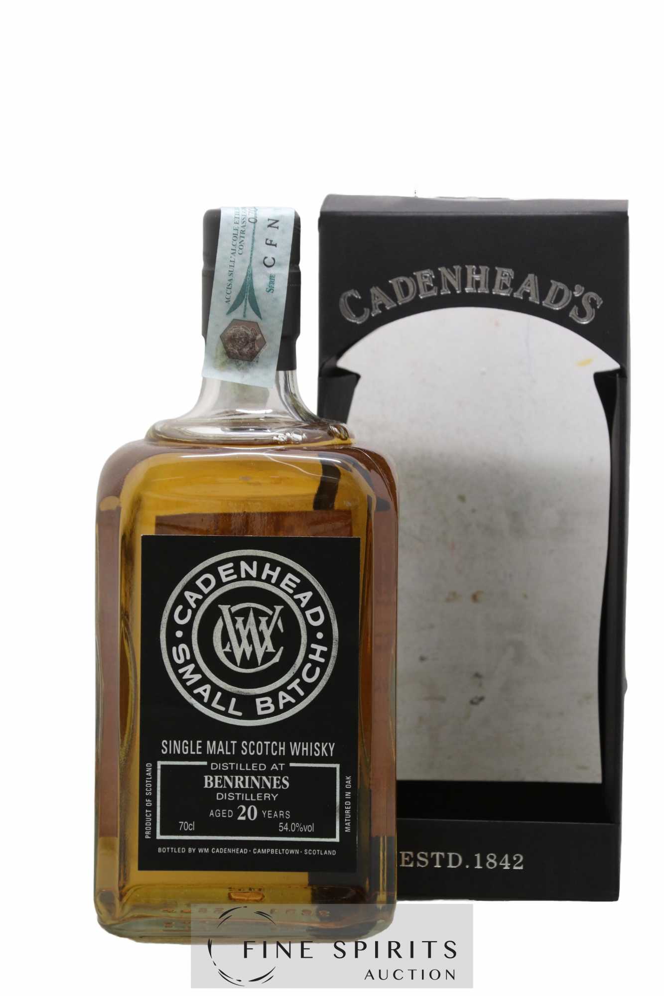 Benrinnes 20 years 1997 Cadenhead's One of 408 - bottled 2017 Small Batch