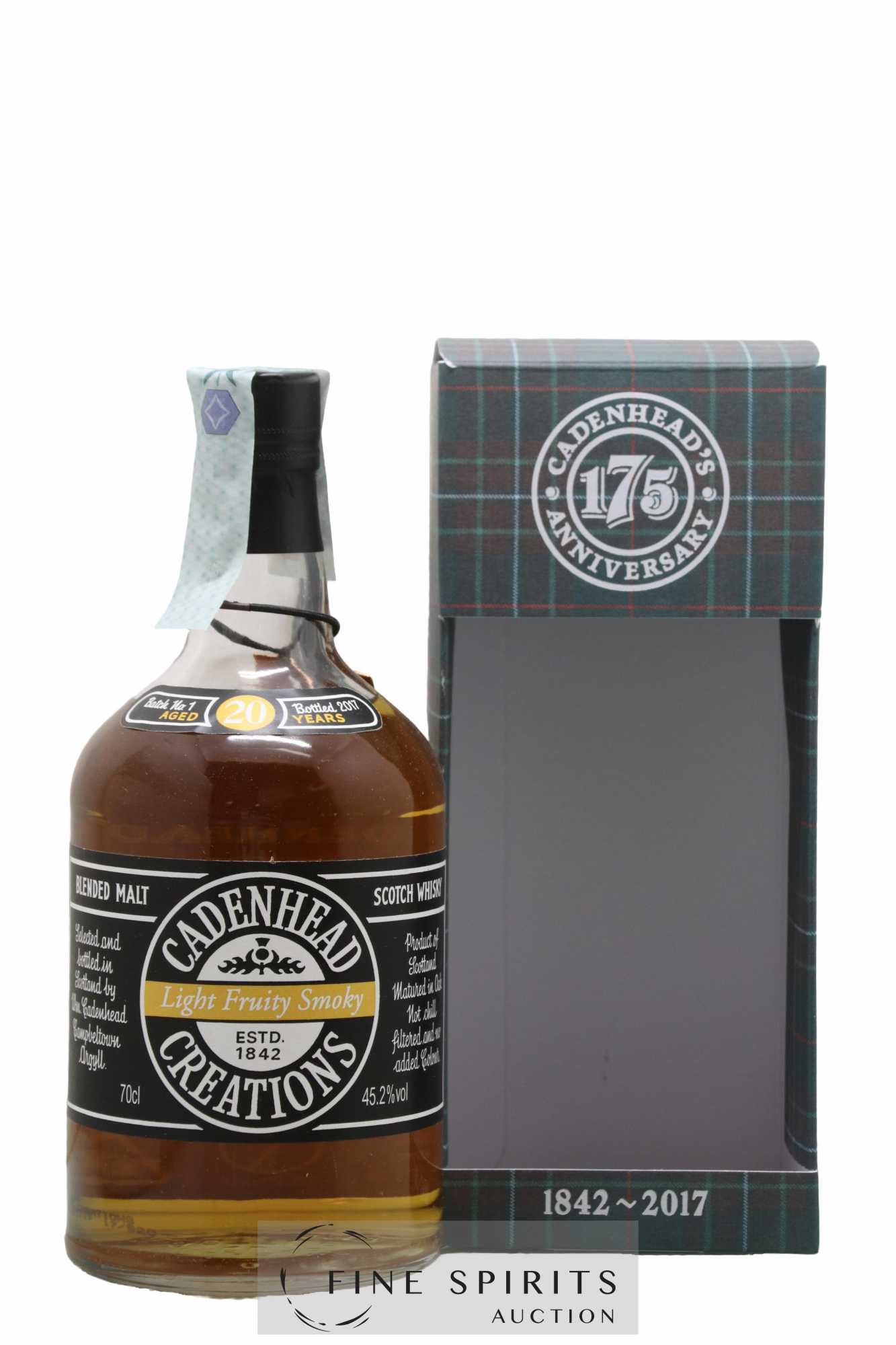 Cadenhead Creations 20 years Of. Batch n°1 - bottled 2017 Light Fruity Smoky