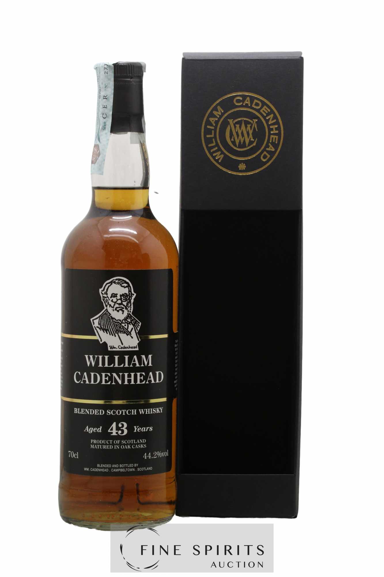 William Cadenhead 43 years Of. Oak Casks Matured