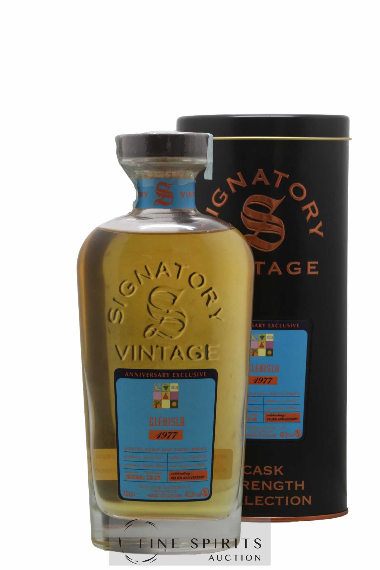 Glenisla 39 years 1977 Signatory Vintage Cask n°19606 - One of 243 - bottled 2017 Velier 70th Anniversary Anniversary Exclusive