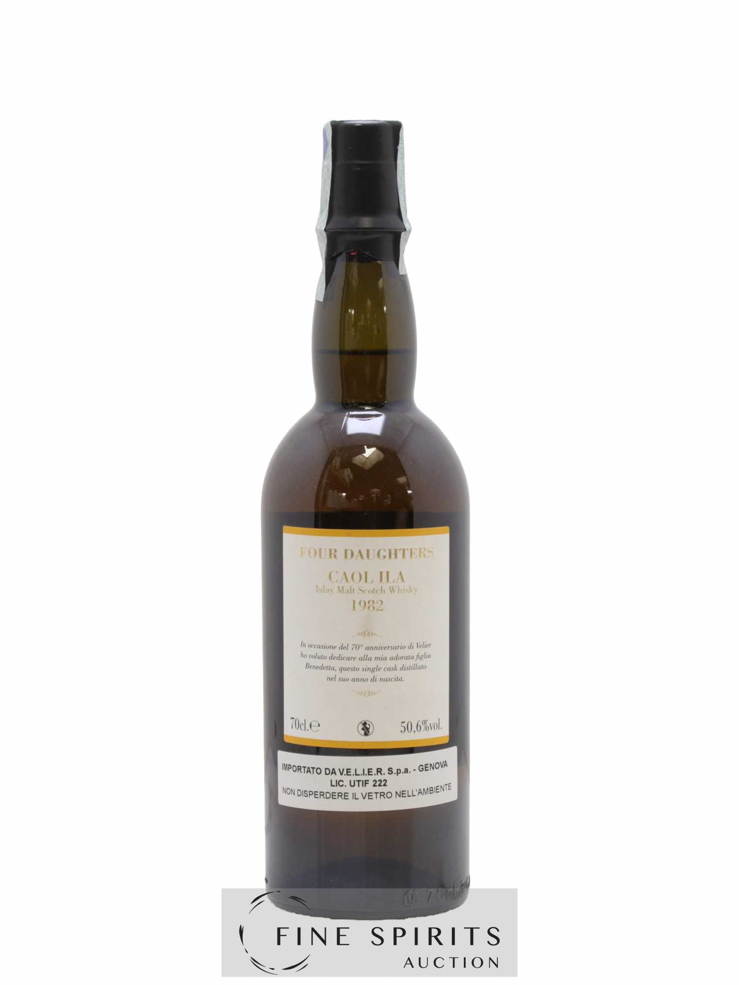Caol Ila 34 years 1982 Signatory Vintage Four Daughters Cask n°6496 - bottled 2017 Velier 70th Anniversary