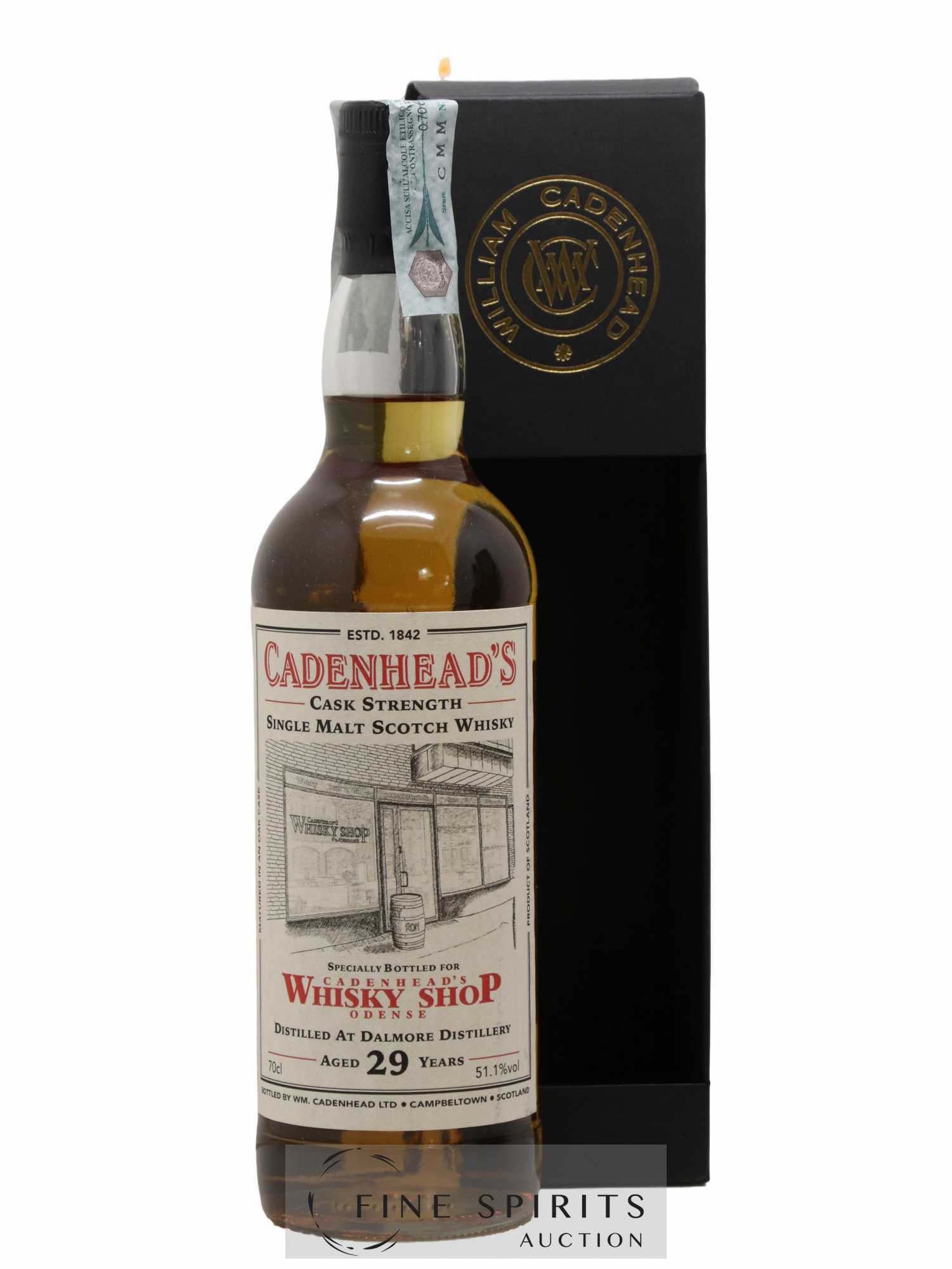 Dalmore 29 years 1989 Cadenhead's Annual Release 2018 Bourbon Barrel - One of 162 - bottled 2018 Whisky Shop Odense