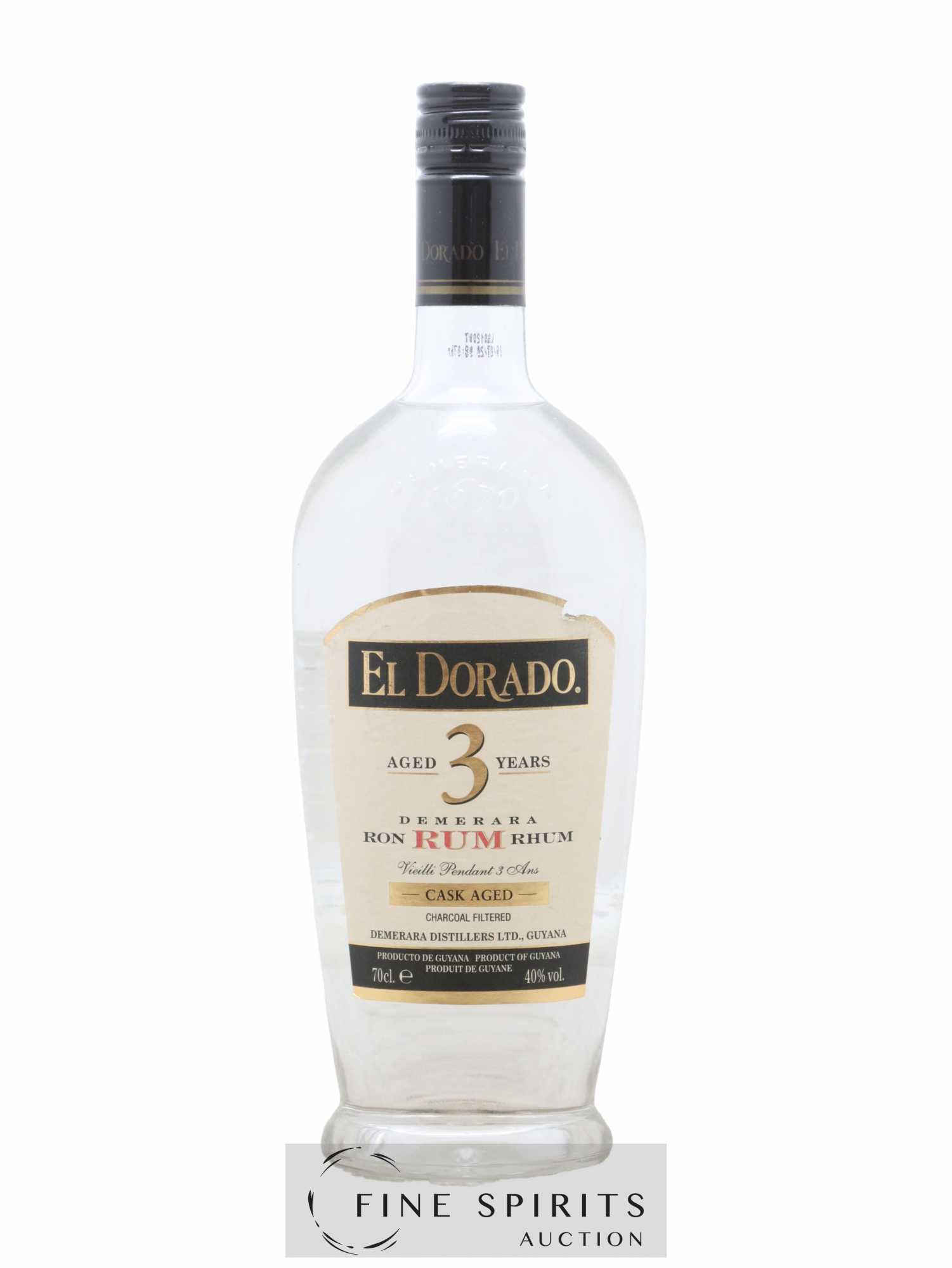 El Dorado 3 years Of. Cask Aged