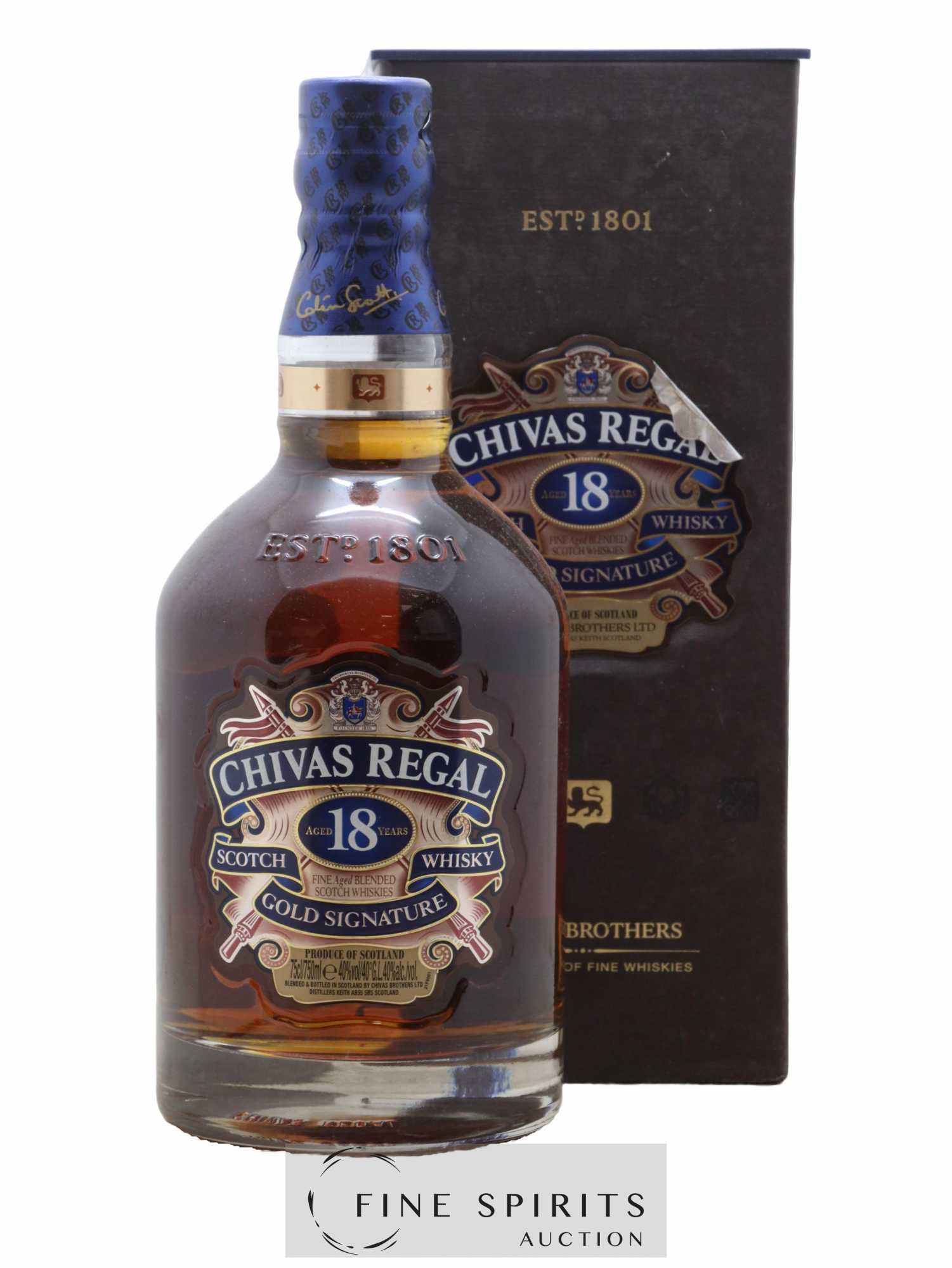 Buy Chivas Regal 18 years Of. Gold Signature (lot: 802)