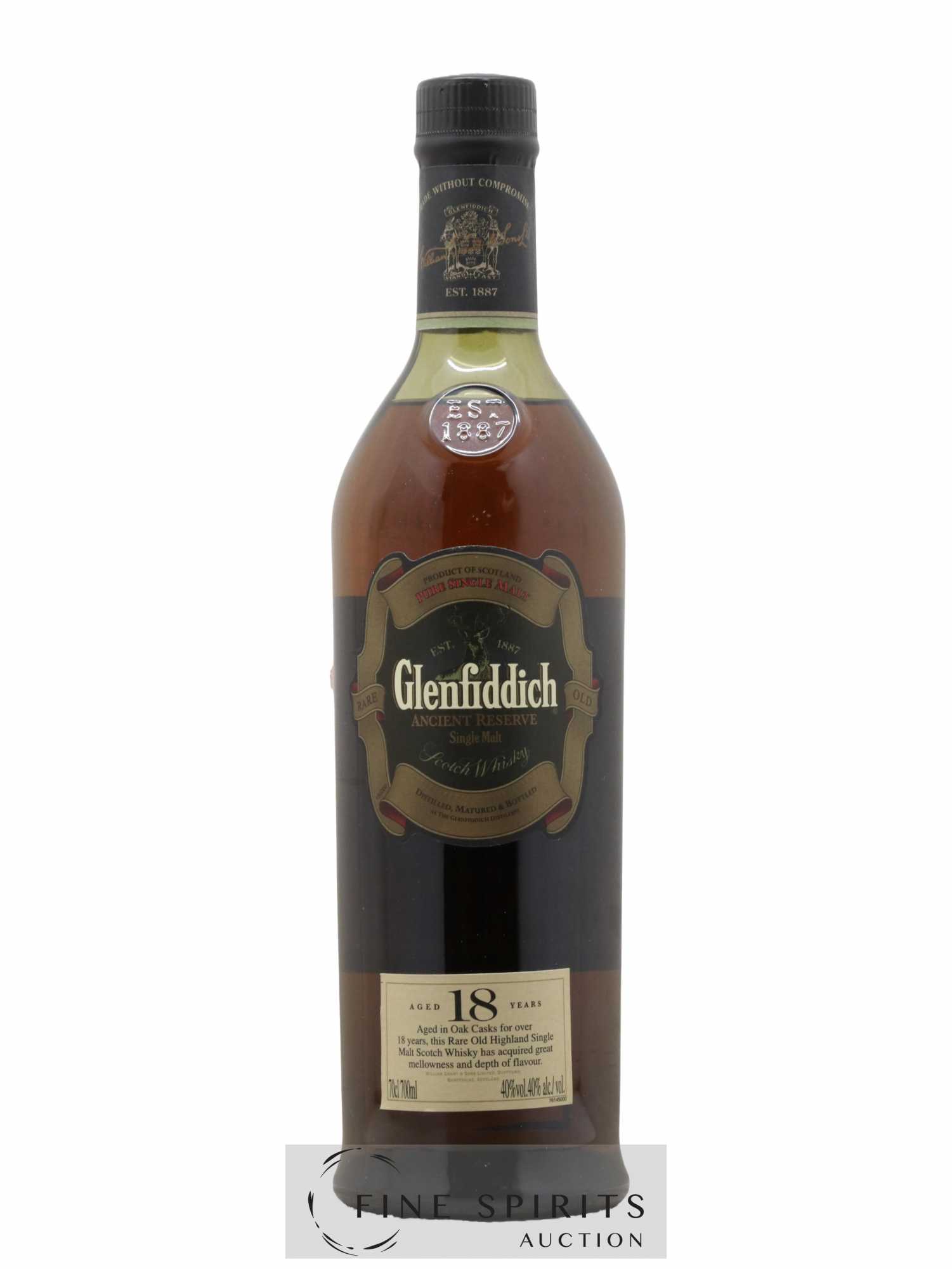Buy Glenfiddich 18 years Of. Ancient Reserve (lot: 1803)