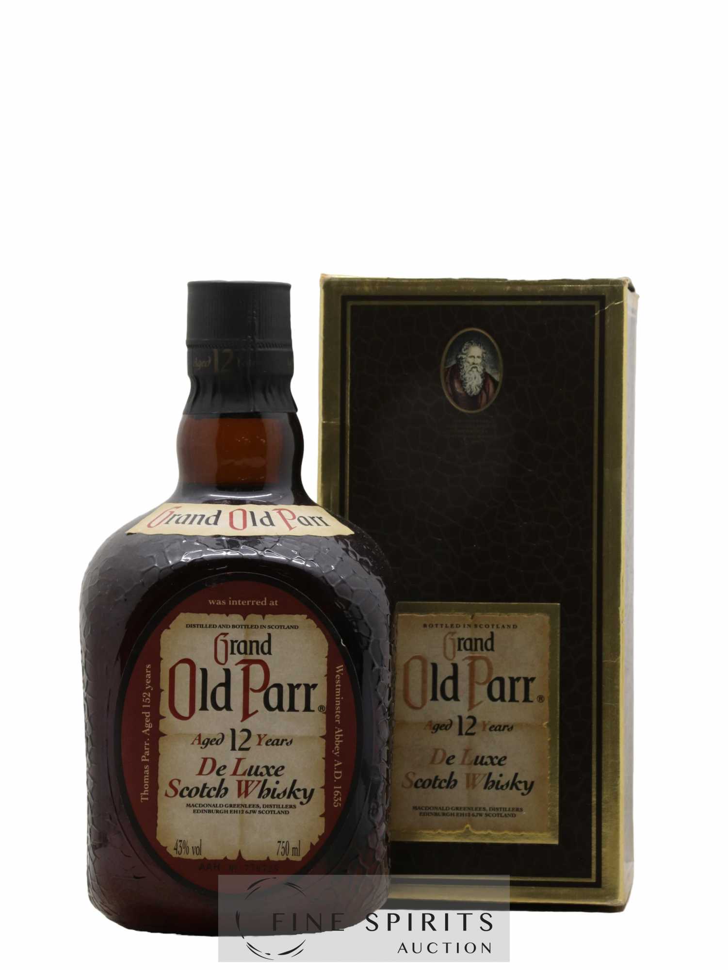 Buy Old Parr 12 years Of. (lot: 800)