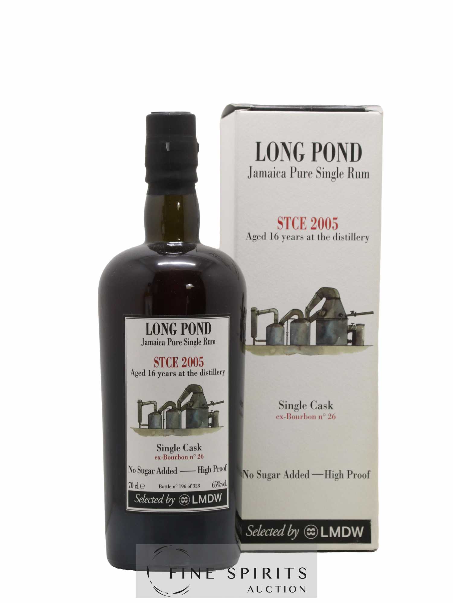 Long Pond 16 years 2005 Of. STCE Ex-Bourbon Cask n°26 - One of 328 65th LMDW Anniversary Habitation Velier