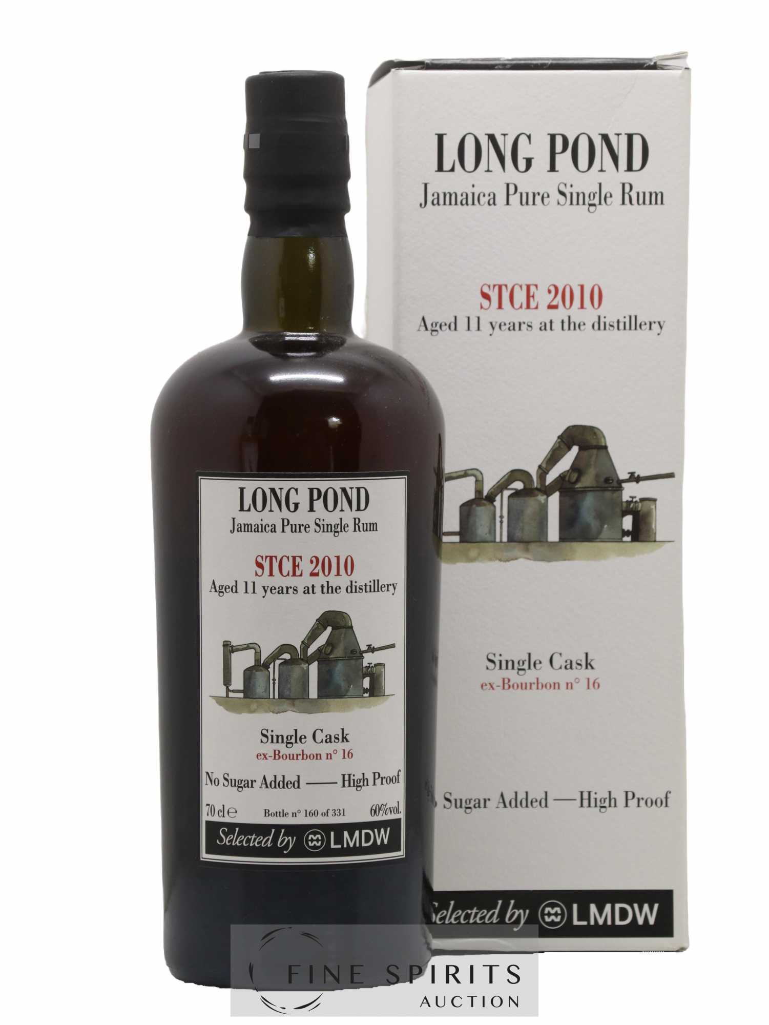 Long Pond 11 years 2010 Of. STCE Ex-Bourbon Cask n°16 - One of 331 65th LMDW Anniversary Habitation Velier